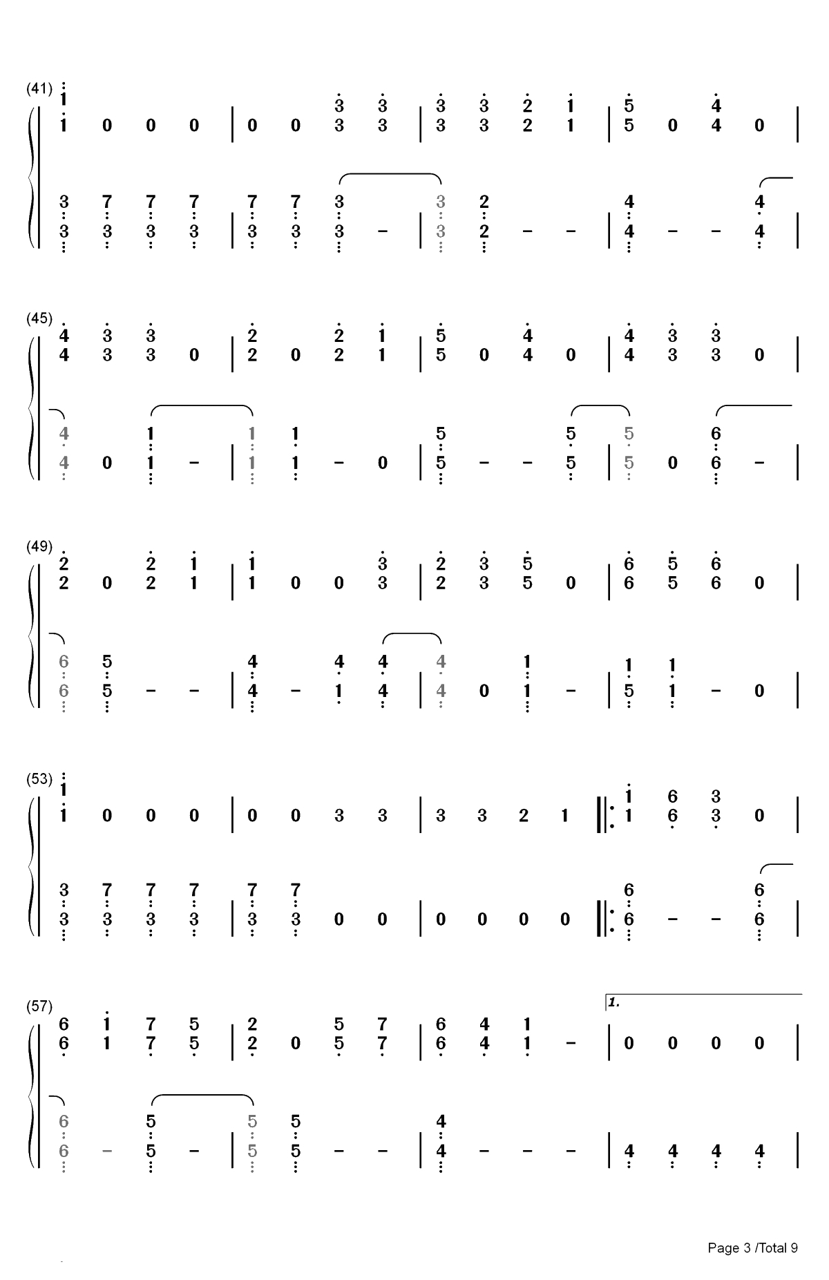Dangerously-Charlie Puth双手简谱预览3