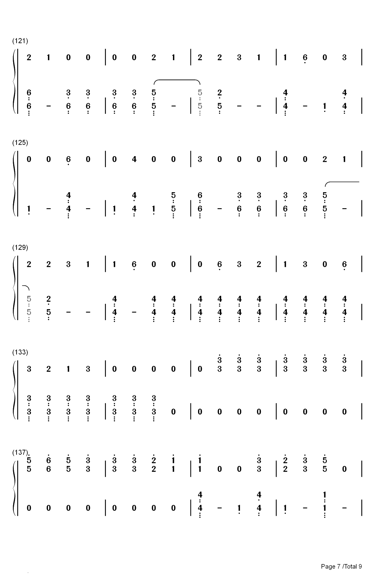 Dangerously-Charlie Puth双手简谱预览7