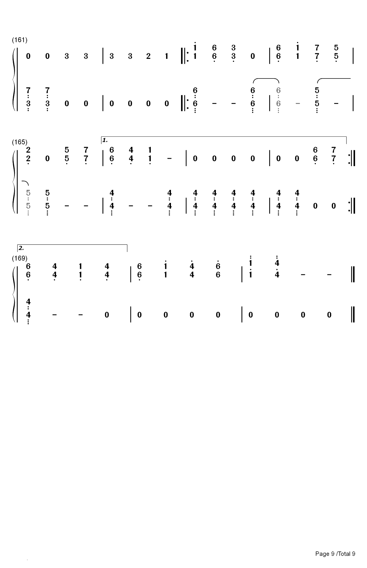 Dangerously-Charlie Puth双手简谱预览9