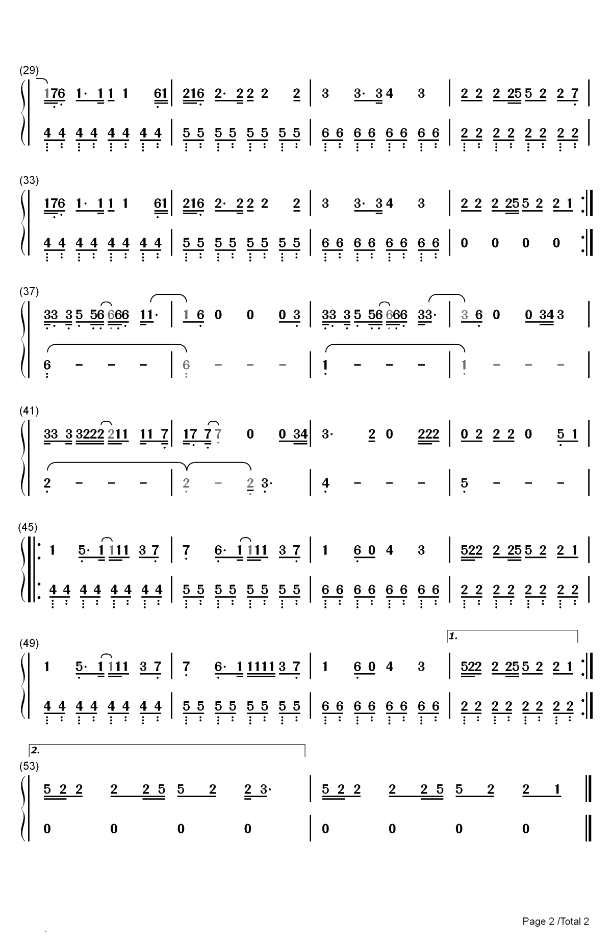 Ritual-Tiësto和Jonas Blue和Rita Ora双手简谱预览2