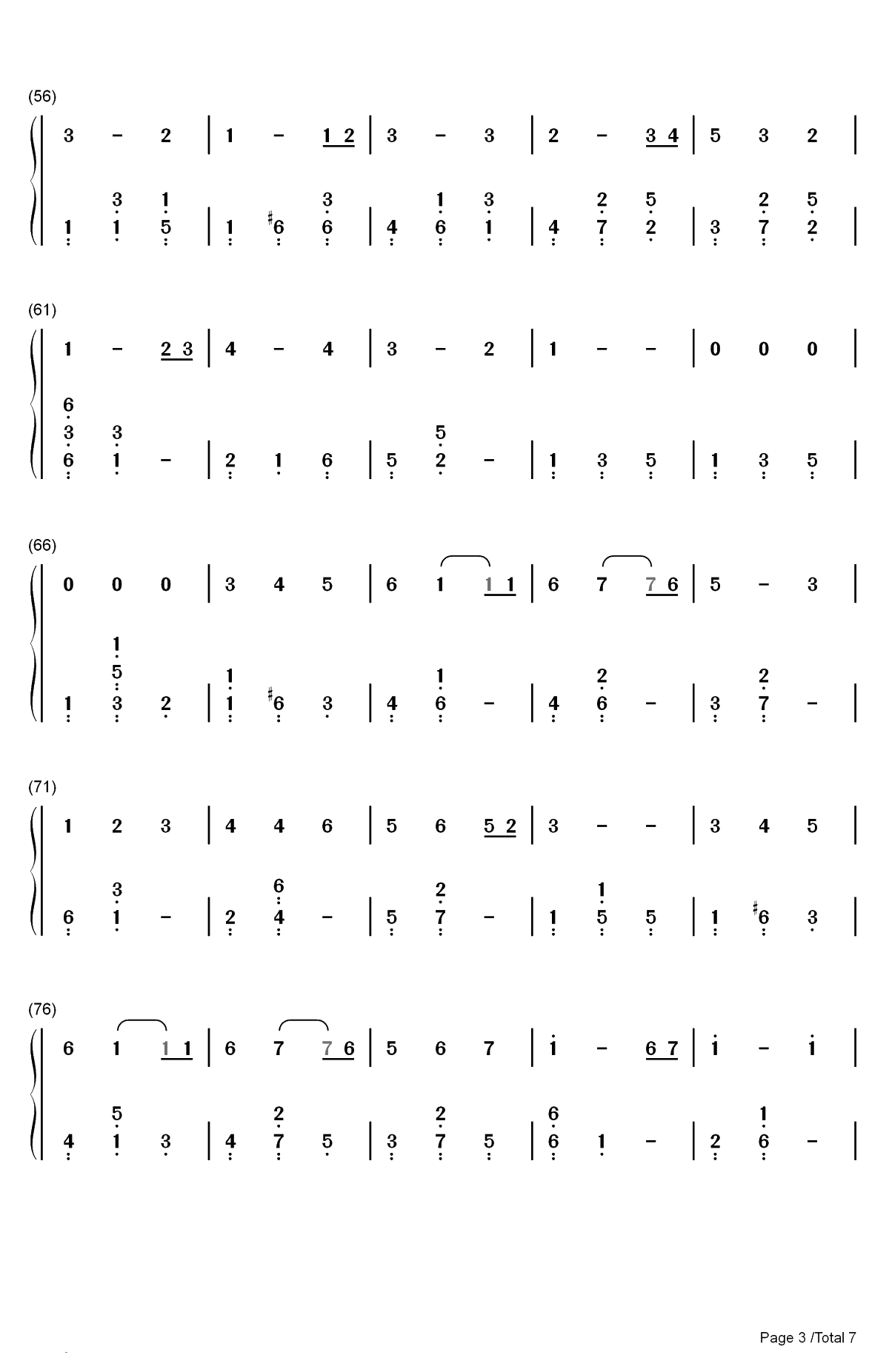 茶杯与甜甜圈共舞的小店双手简谱预览3
