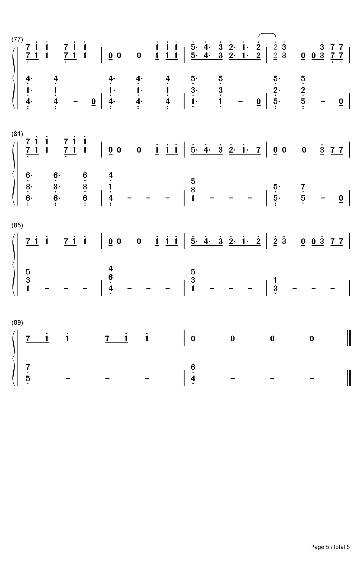 Bulletproof-Griffin Oskar双手简谱预览5