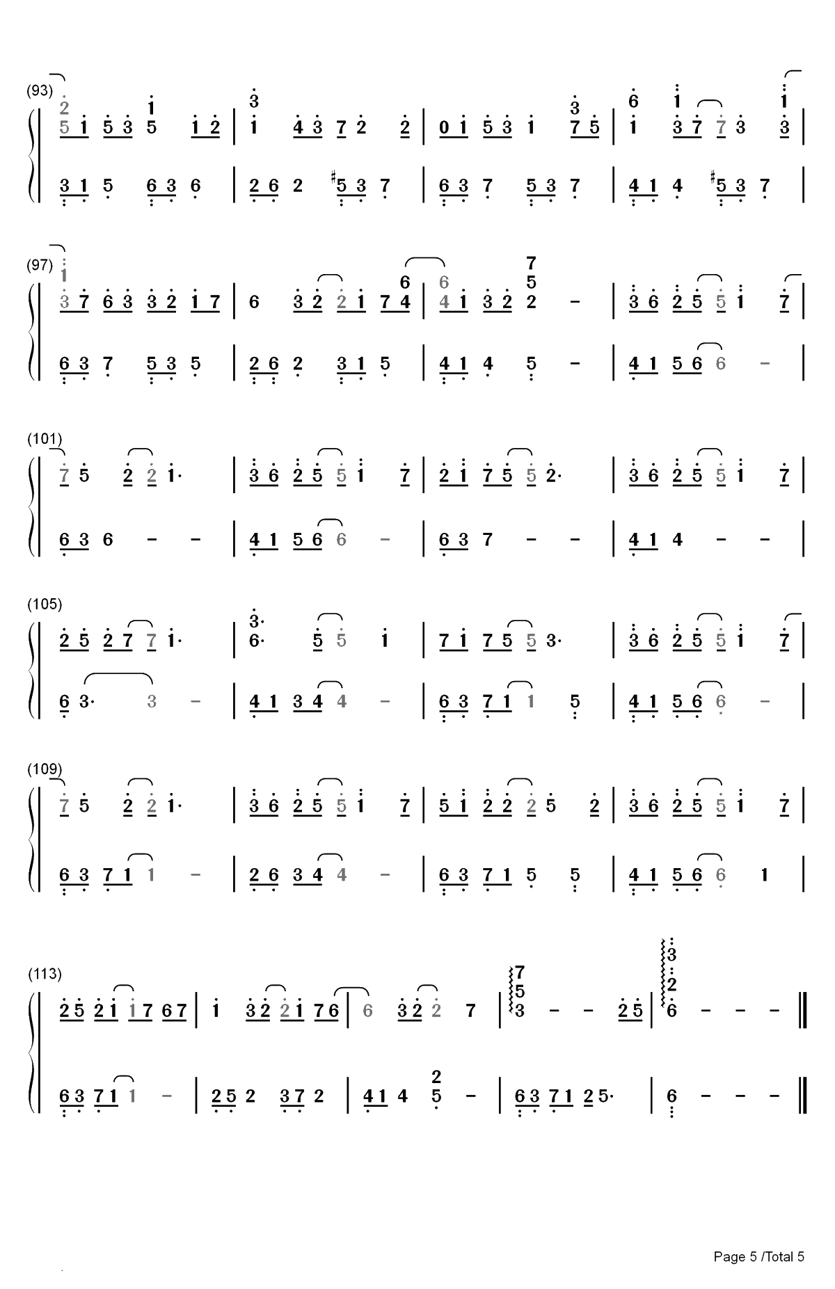 Engage Ring-DJ Okawari和Emily Styler双手简谱预览5