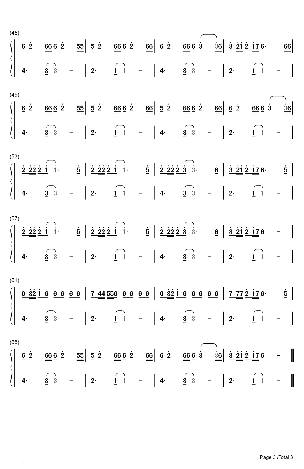 Mad Love-Mabel双手简谱预览3