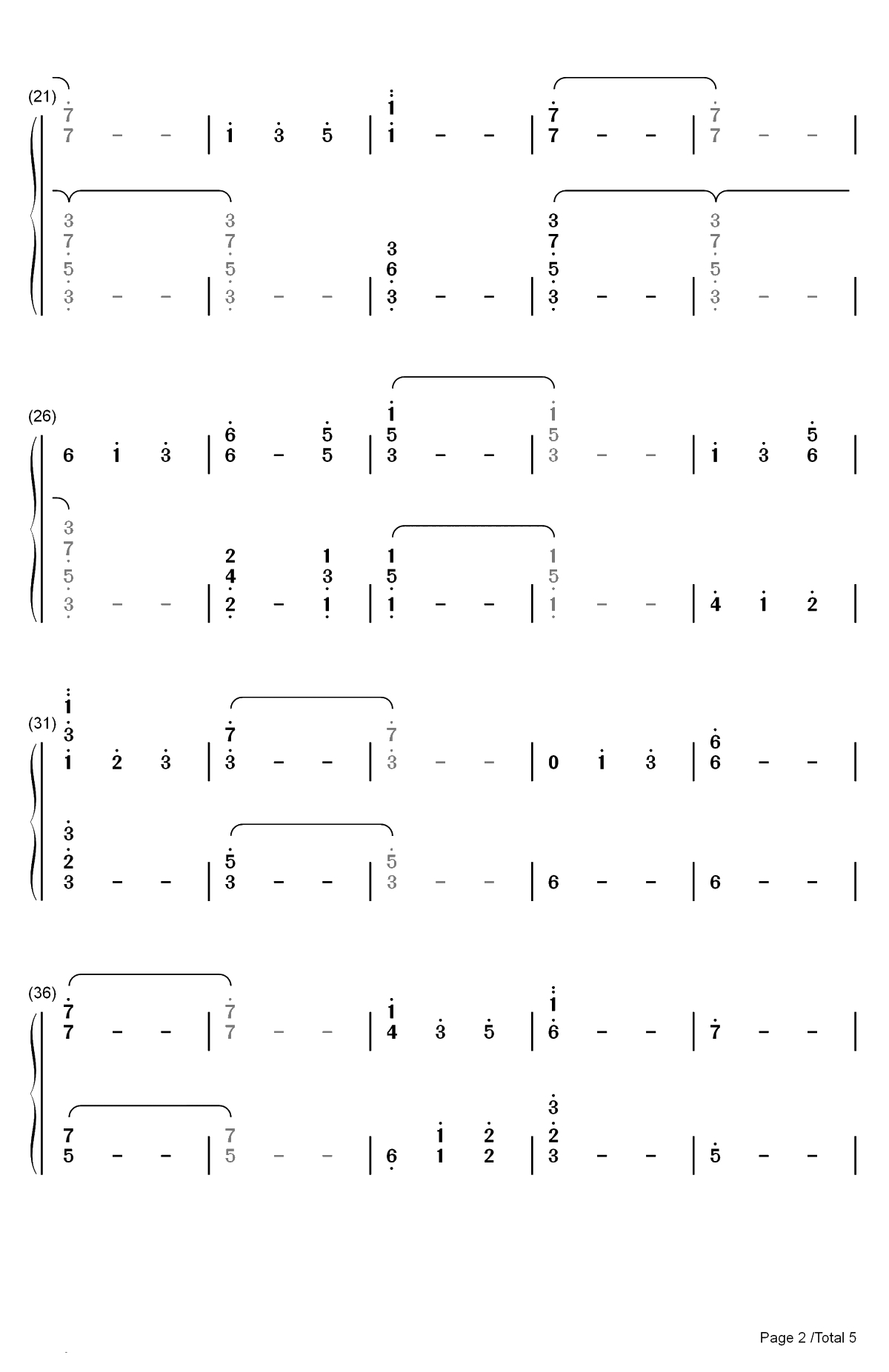 Eleven-怪奇物语OST双手简谱预览2