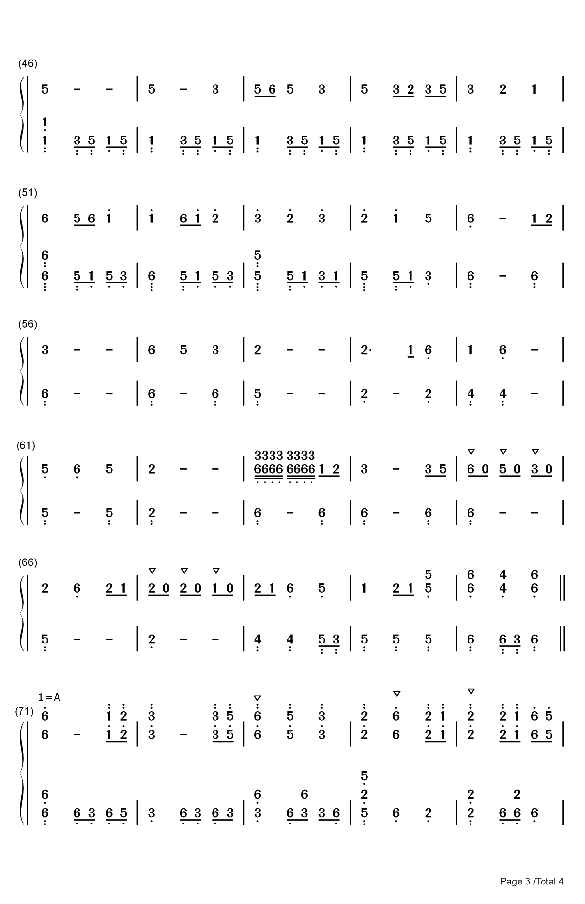 The Chinese Garden-中国园林-跳舞的线双手简谱预览3