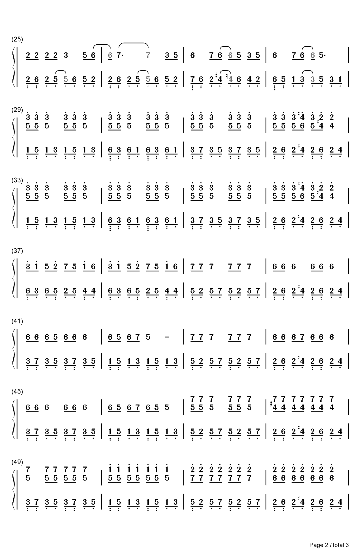 We Didnt Start the Fire-复仇者联盟4双手简谱预览2