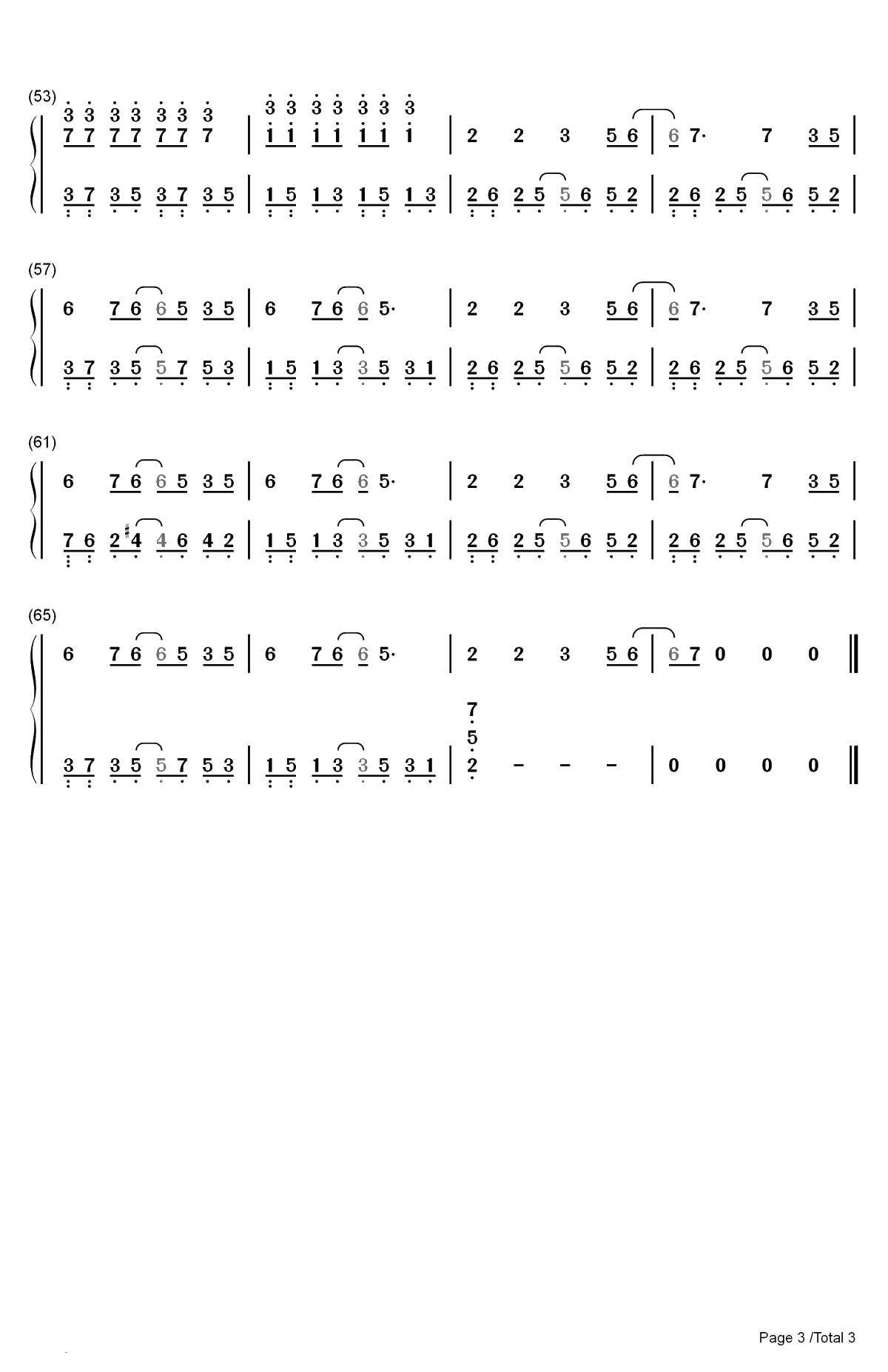 We Didnt Start the Fire-复仇者联盟4双手简谱预览3