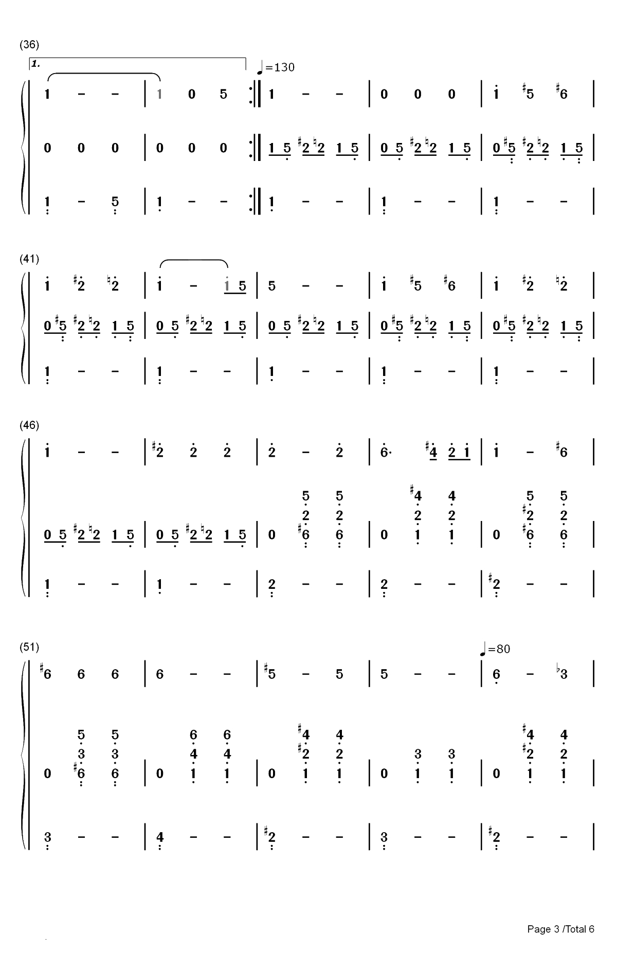 Angels Serenade-天使小夜曲-Gaetano Braga双手简谱预览3