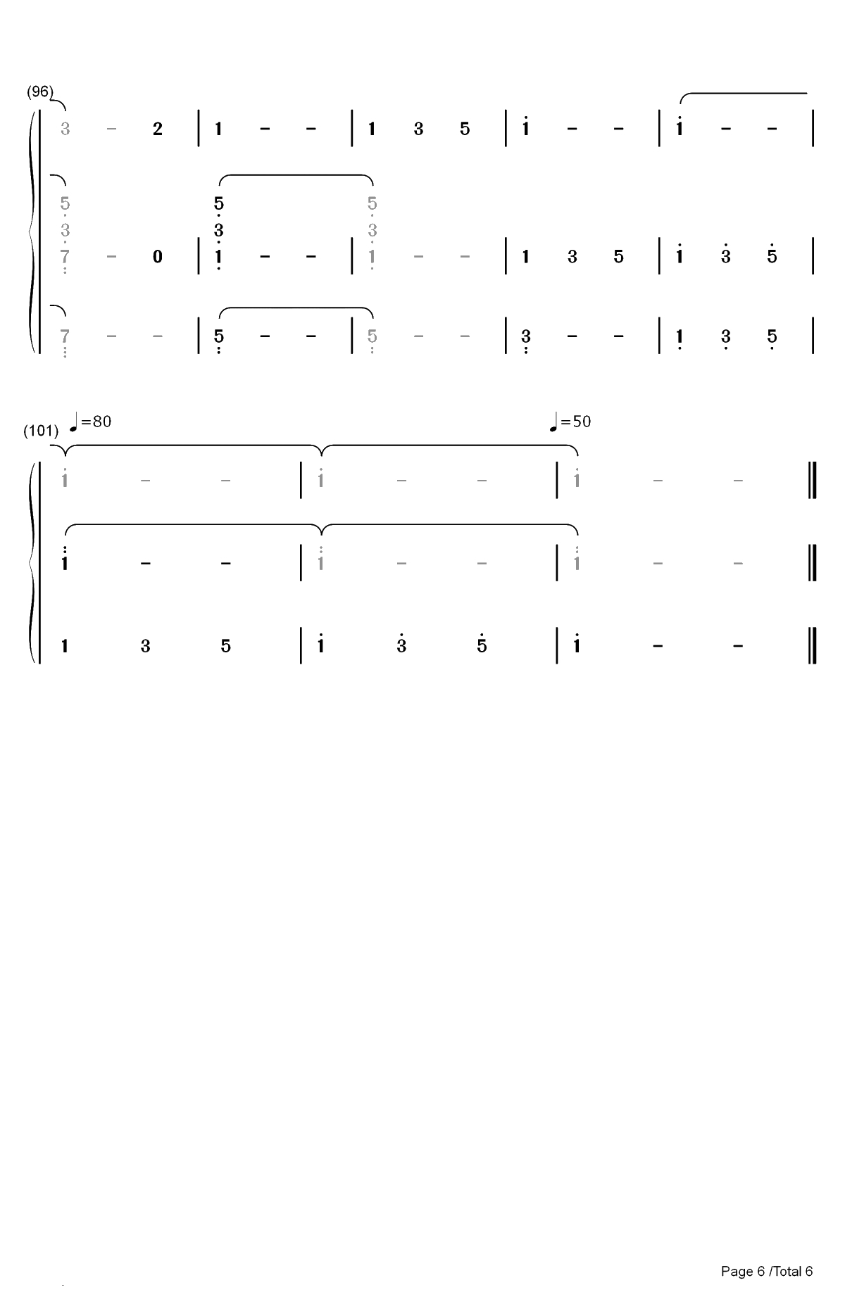 Angels Serenade-天使小夜曲-Gaetano Braga双手简谱预览6