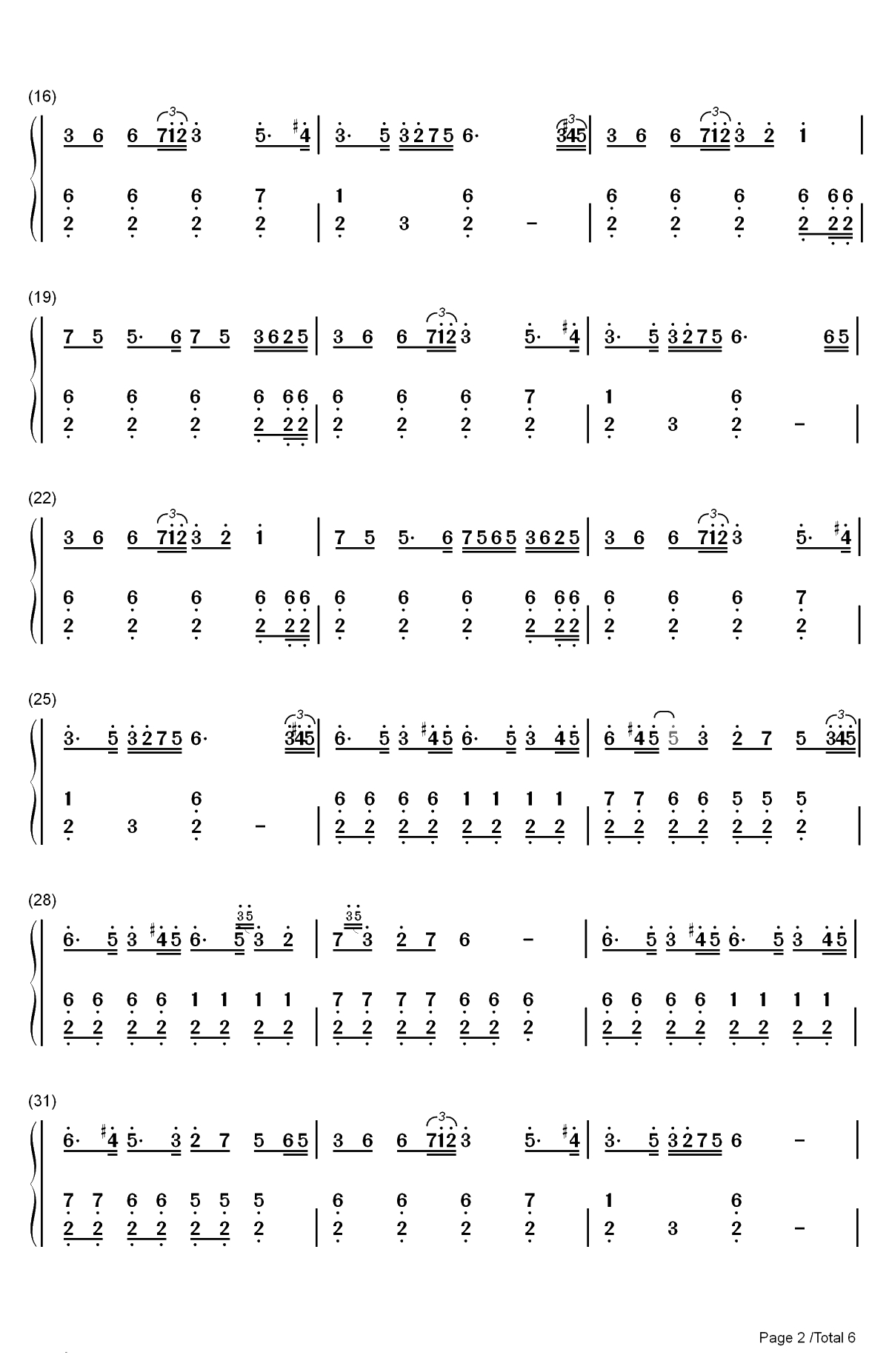 The Battle of Aughrim-Na Casaidigh双手简谱预览2