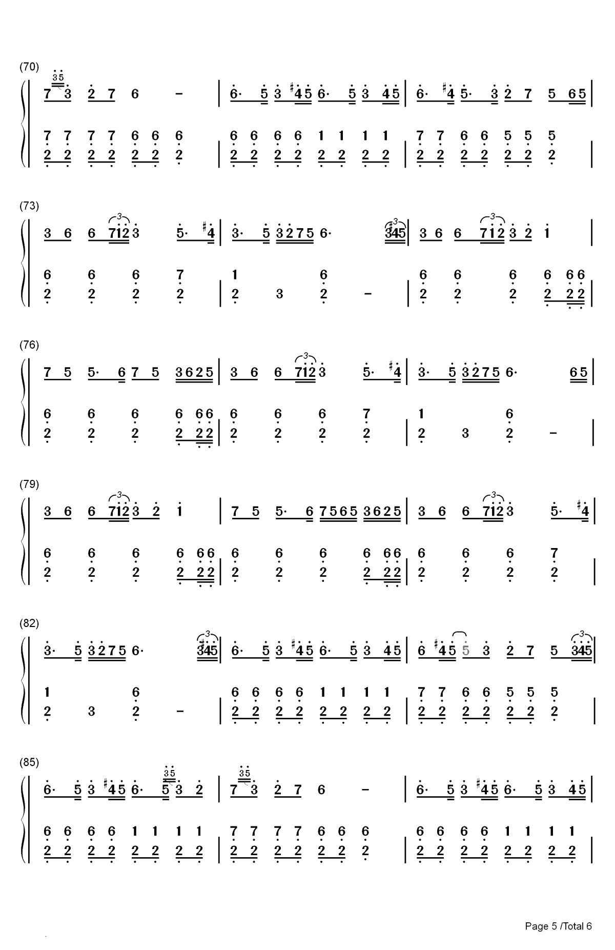 The Battle of Aughrim-Na Casaidigh双手简谱预览5