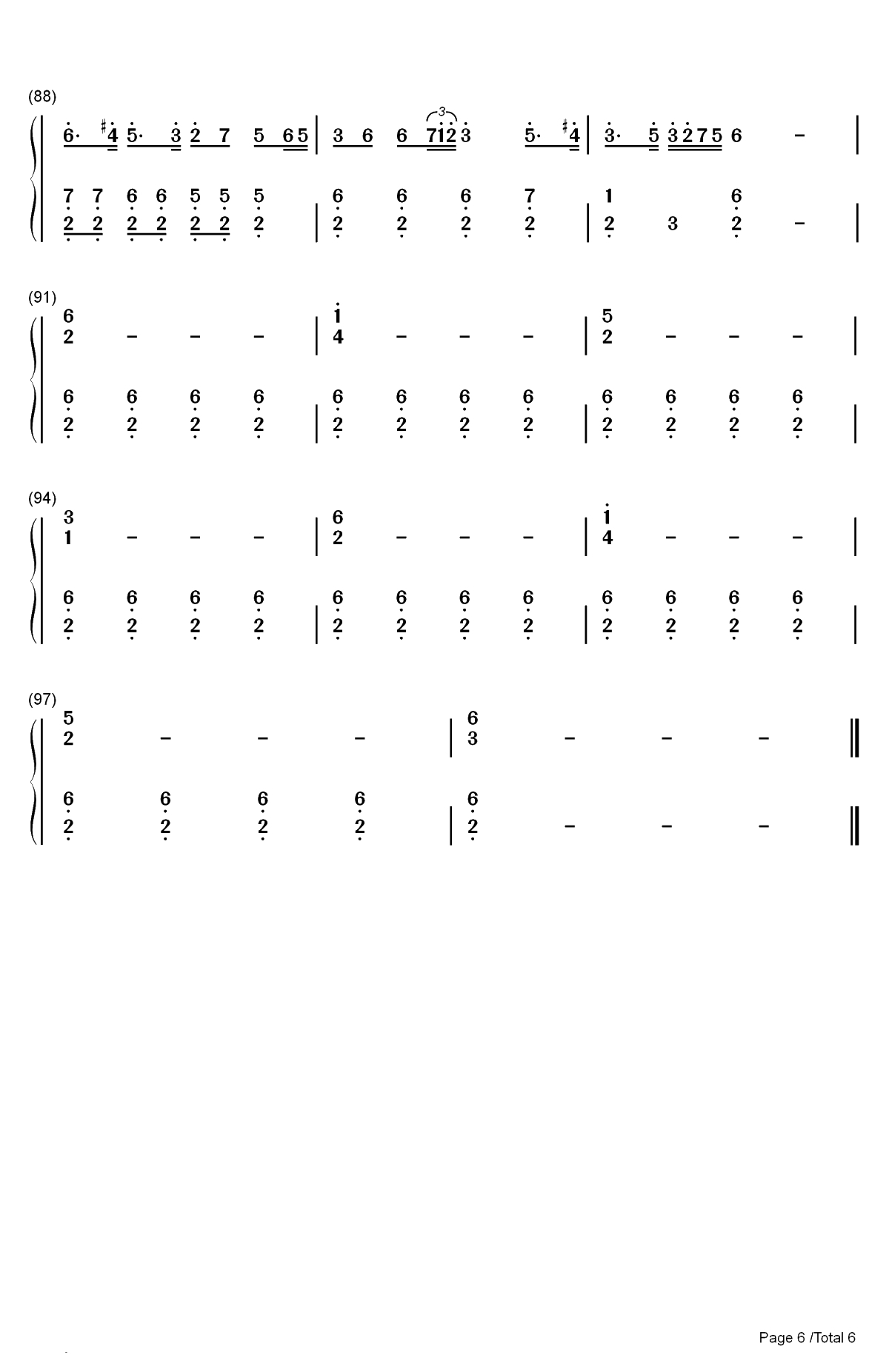 The Battle of Aughrim-Na Casaidigh双手简谱预览6