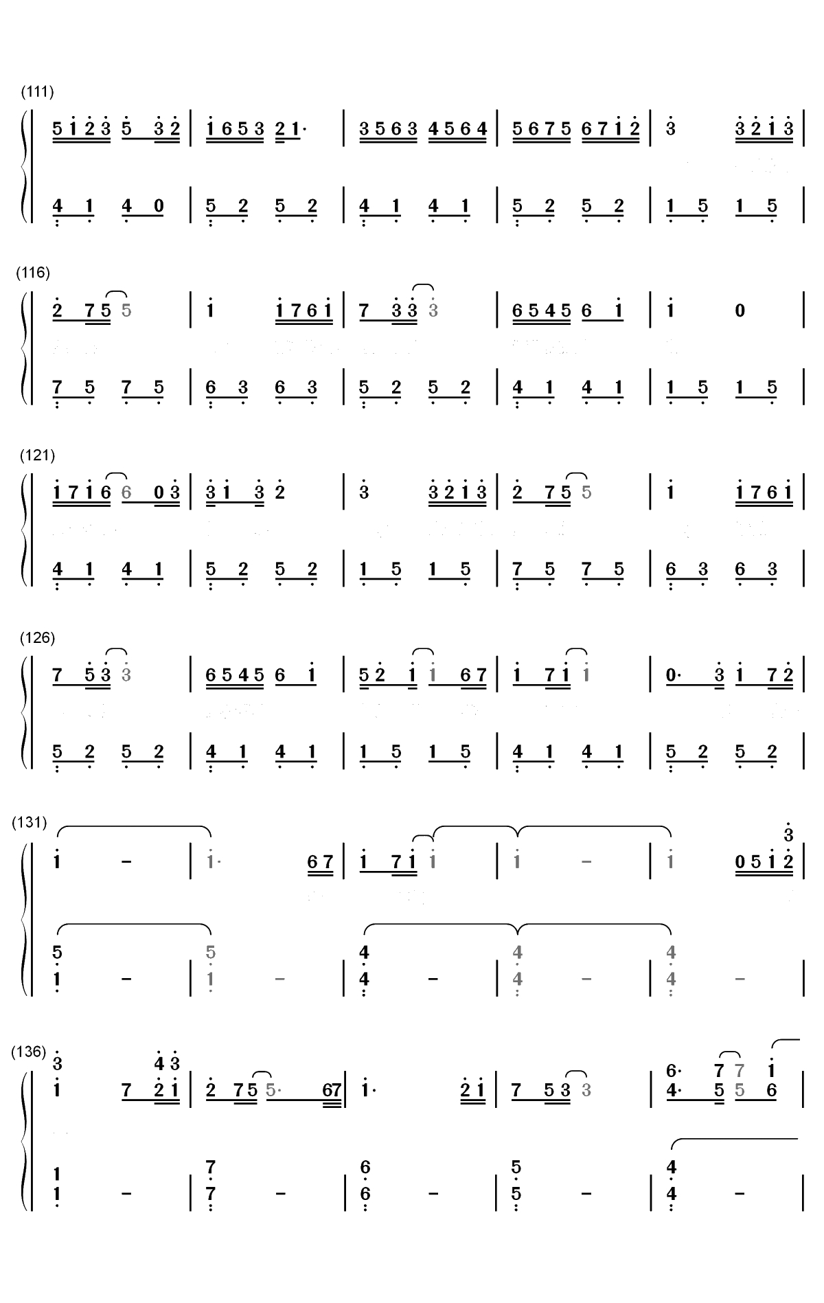 嘿你还好吗-我在未来等你主题曲双手简谱预览5