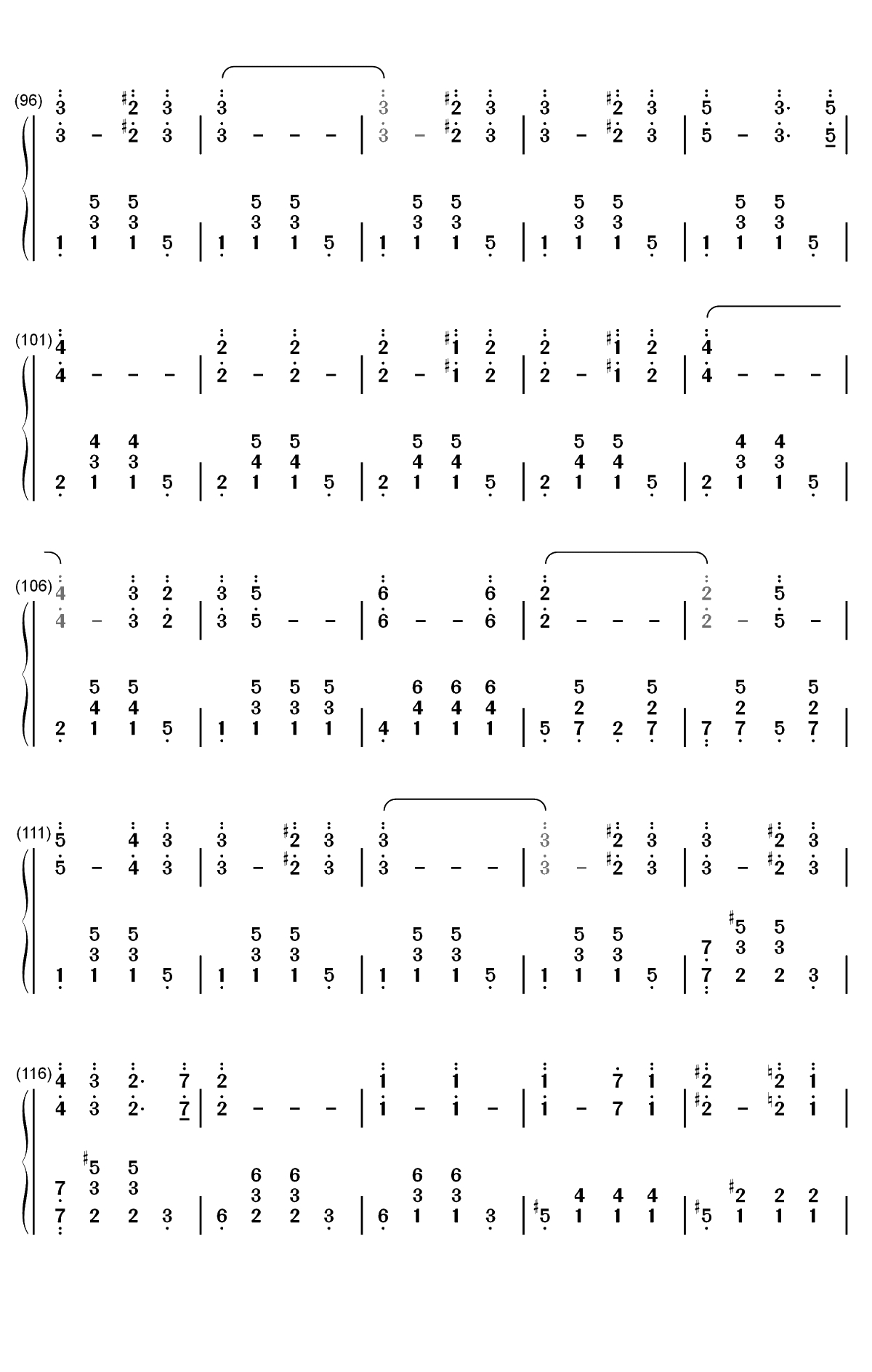 The Stars and Stripes Forever-John Philip Sousa双手简谱预览5