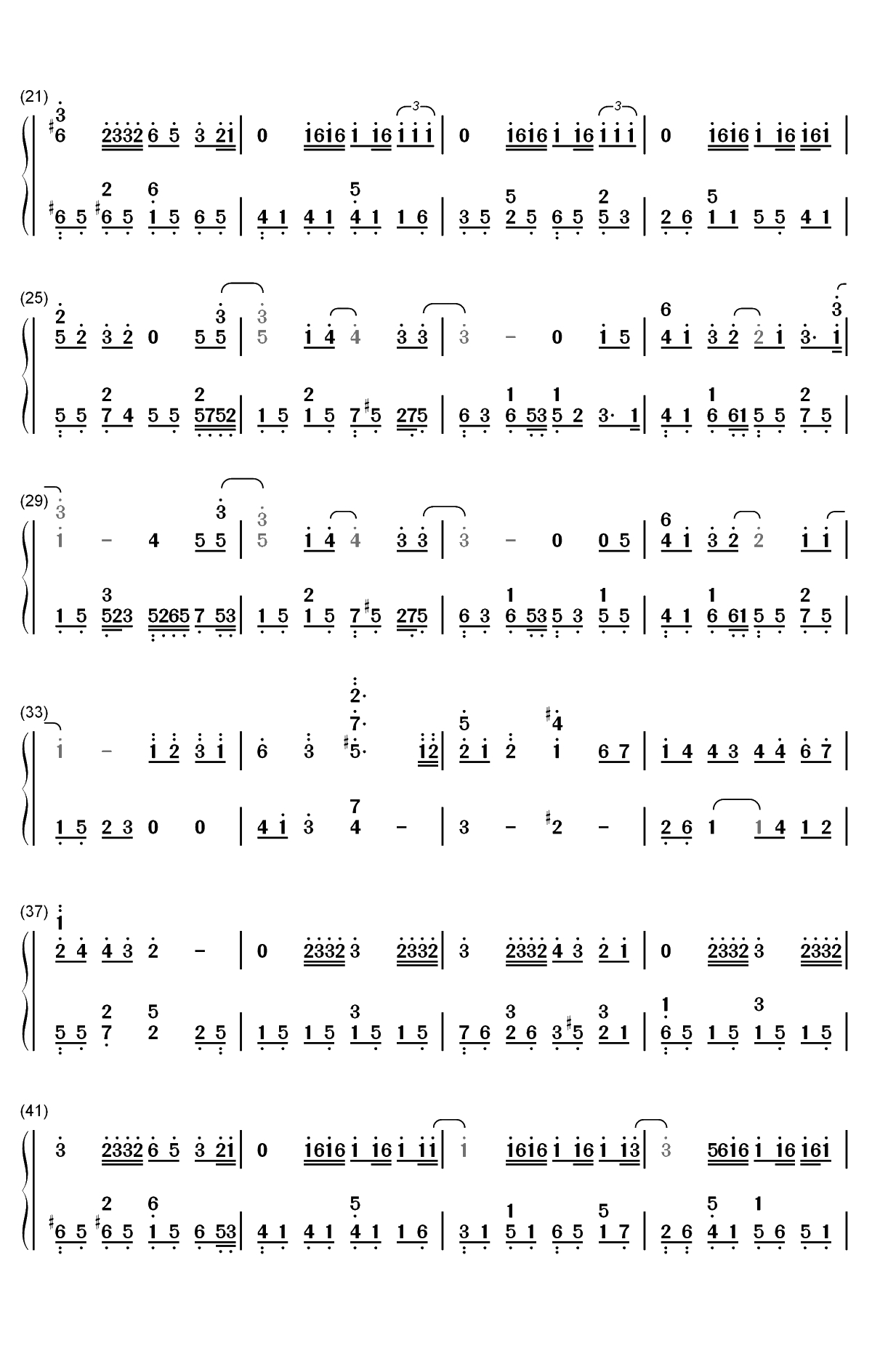 说好不哭-周杰伦一首新歌引发8090集体怀旧双手简谱预览2