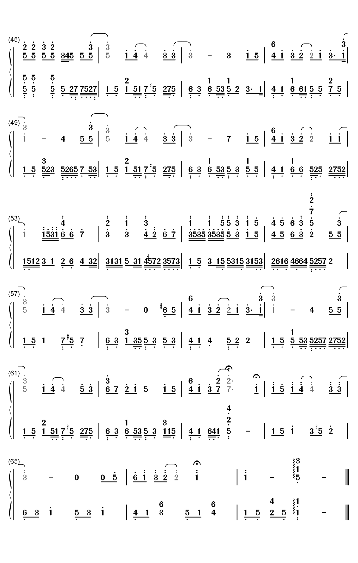 说好不哭-周杰伦一首新歌引发8090集体怀旧双手简谱预览3