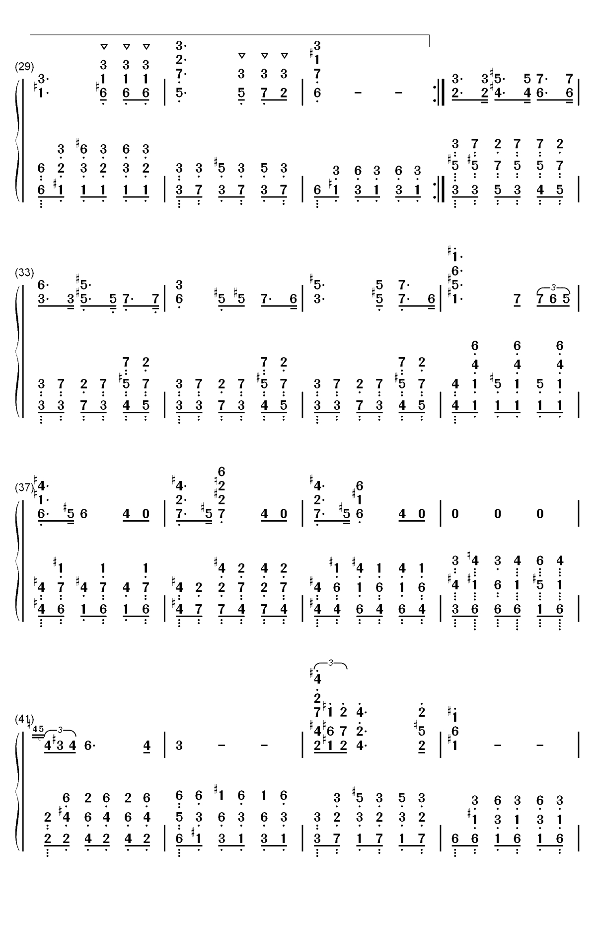 Standchen-Serenade-小夜曲双手简谱预览3