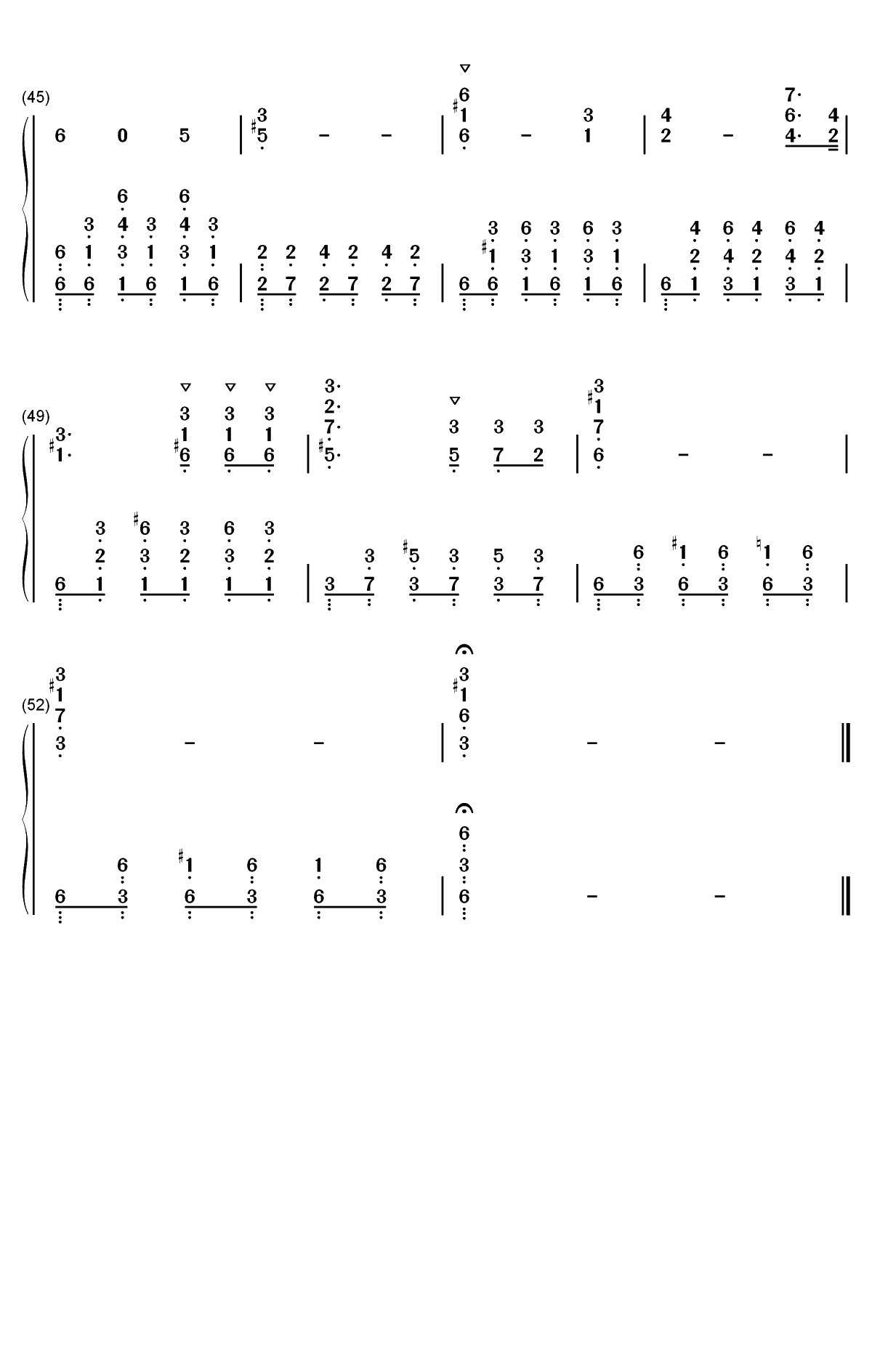 Standchen-Serenade-小夜曲双手简谱预览4