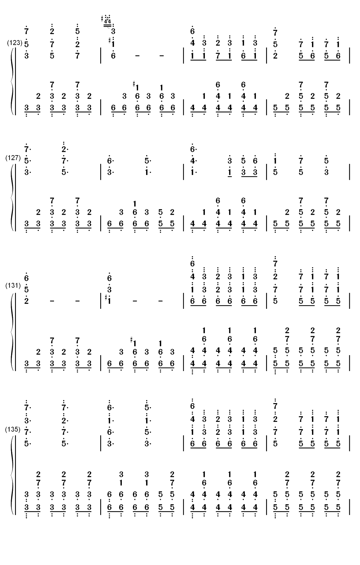 Battle Against a True Hero-传说之下OST-Undertale OST双手简谱预览8