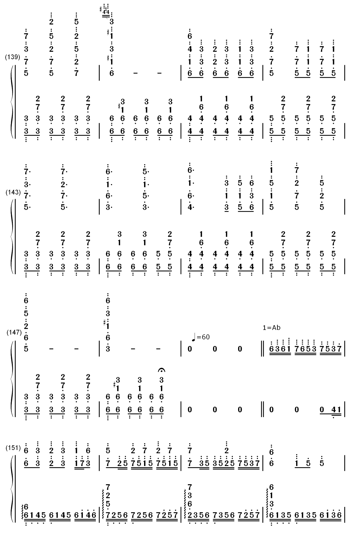 Battle Against a True Hero-传说之下OST-Undertale OST双手简谱预览9