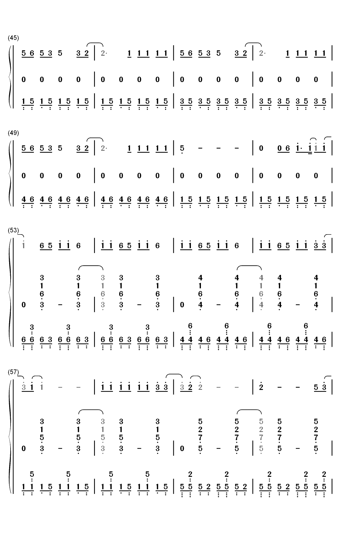 Tough-Lewis Capaldi双手简谱预览4