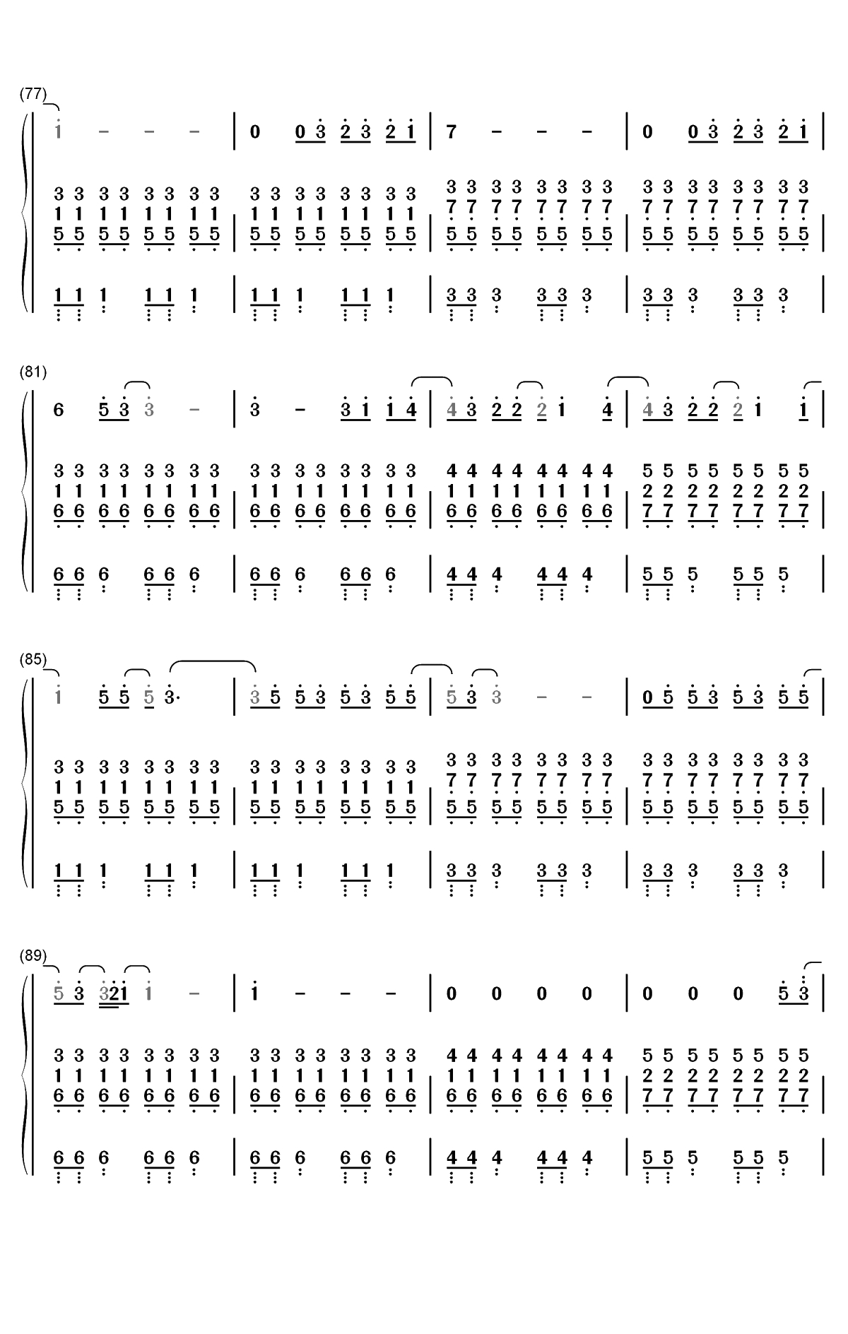 Tough-Lewis Capaldi双手简谱预览6