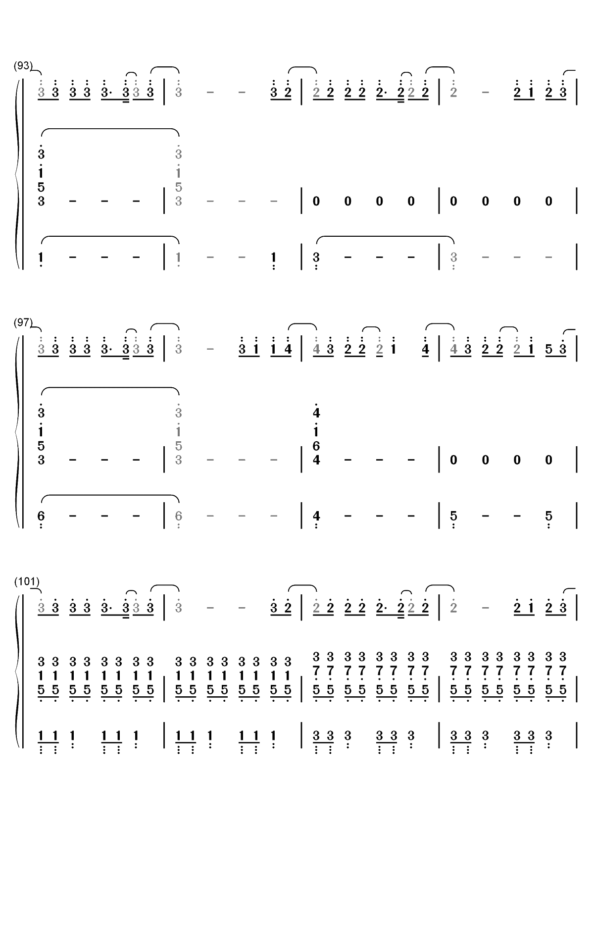 Tough-Lewis Capaldi双手简谱预览7