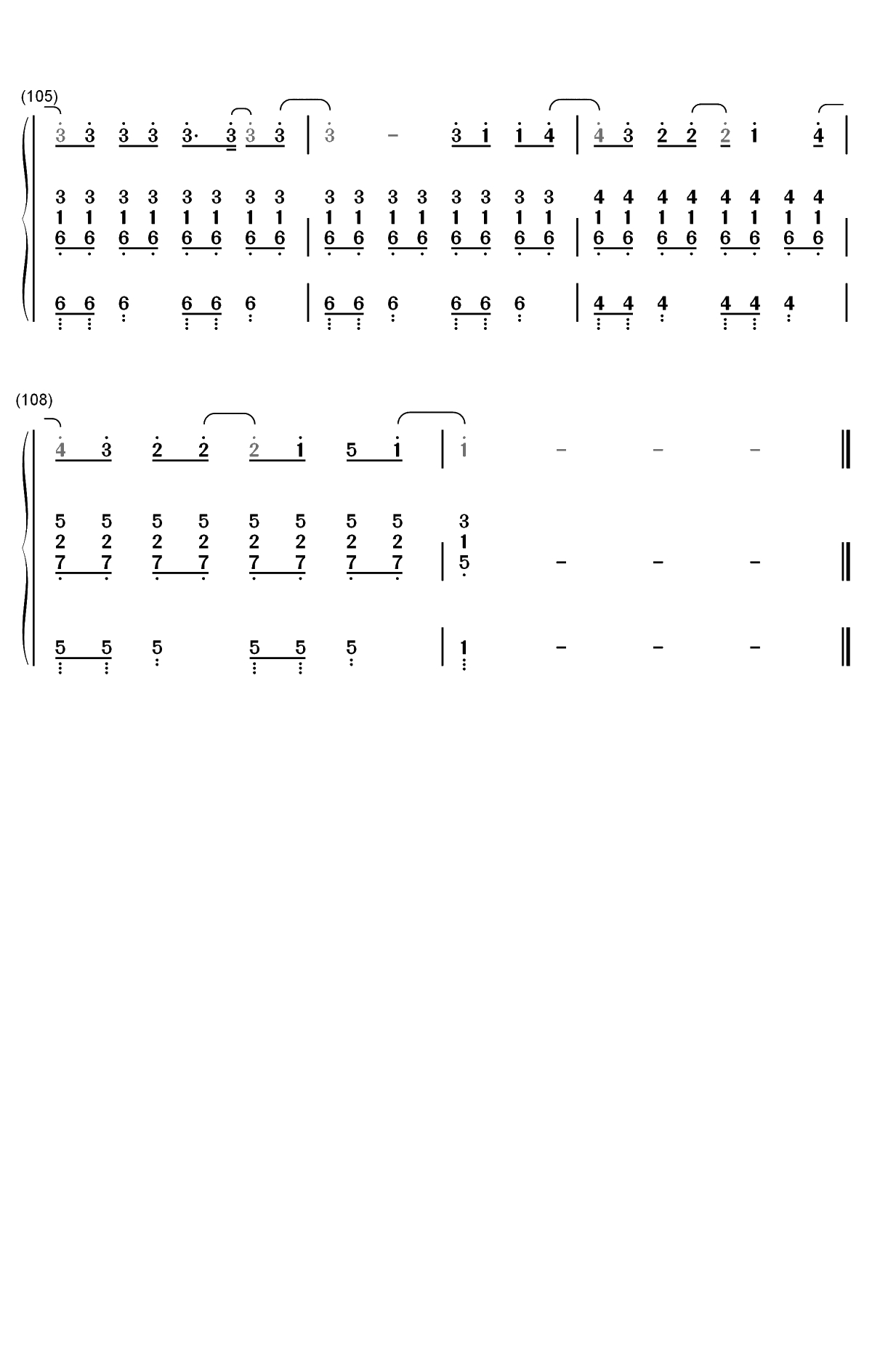 Tough-Lewis Capaldi双手简谱预览8