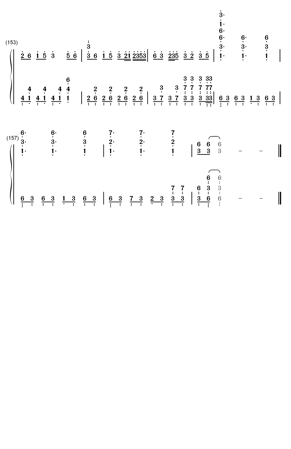 逆浪千秋-2018年哔哩哔哩拜年祭双手简谱预览10