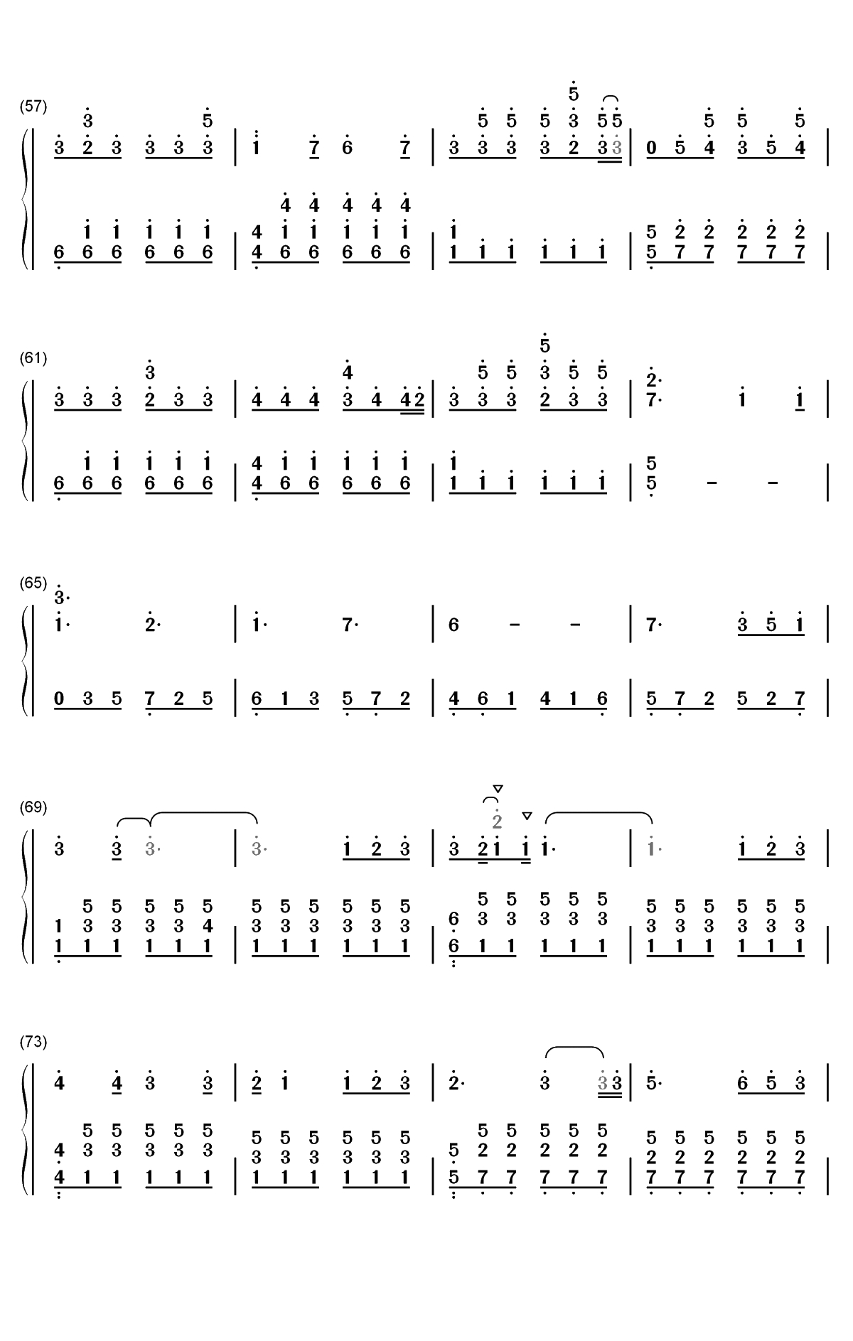 Perfect-Ed Sheeran双手简谱预览4