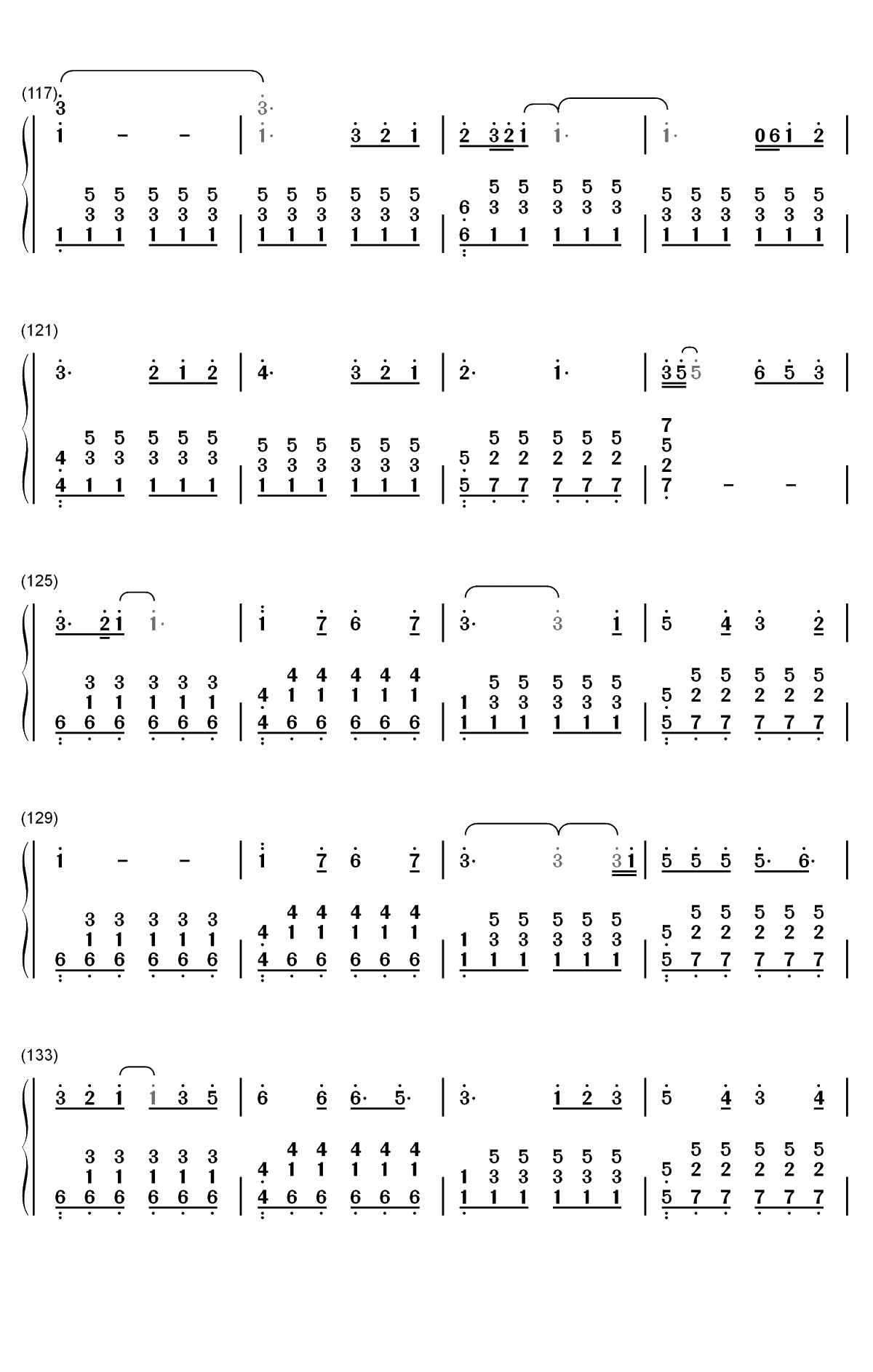 Perfect-Ed Sheeran双手简谱预览7