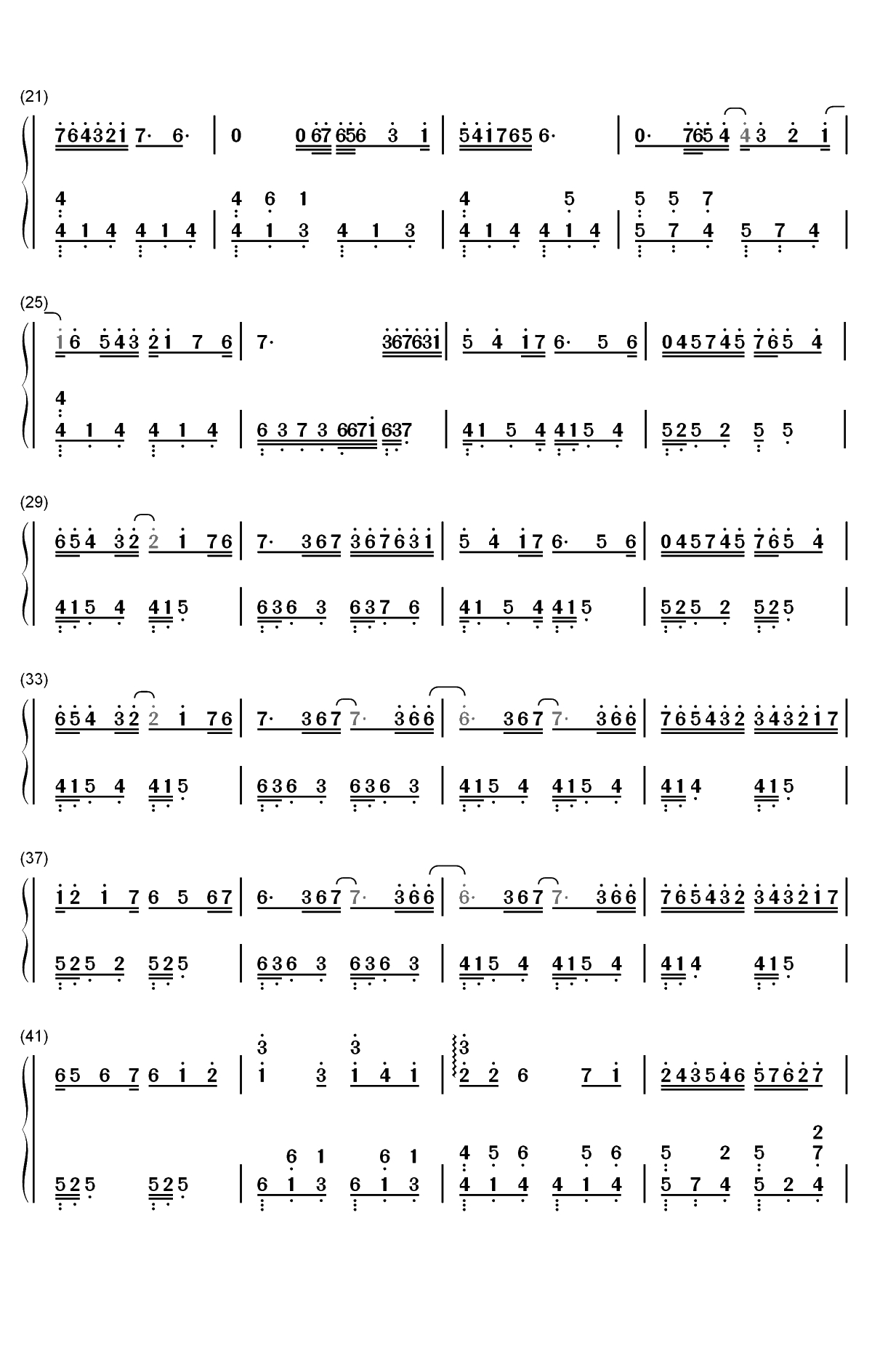 Valldemosa-Elizabeth Naccarato双手简谱预览2