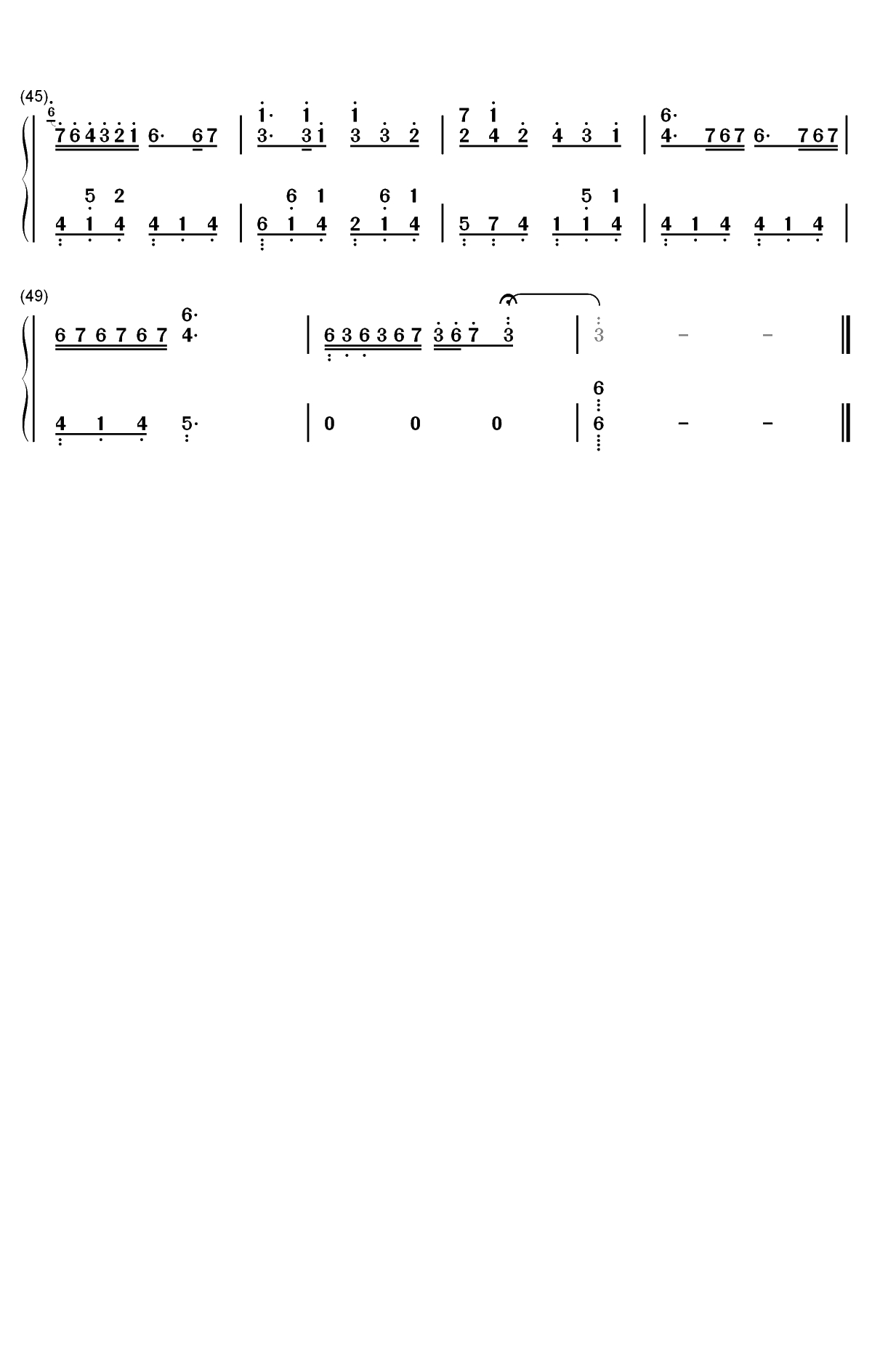 Valldemosa-Elizabeth Naccarato双手简谱预览3