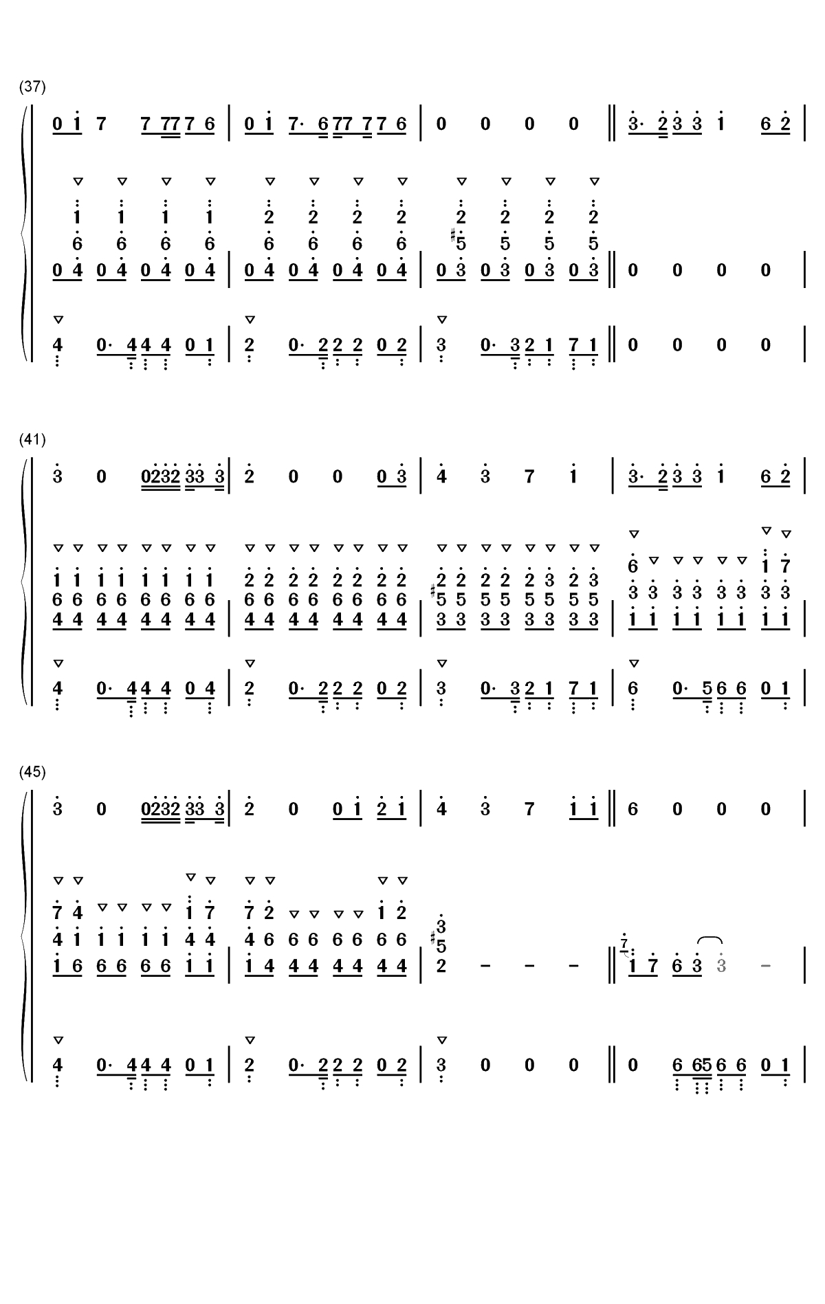 All the Good Girls Go to Hell-Billie Eilish双手简谱预览4