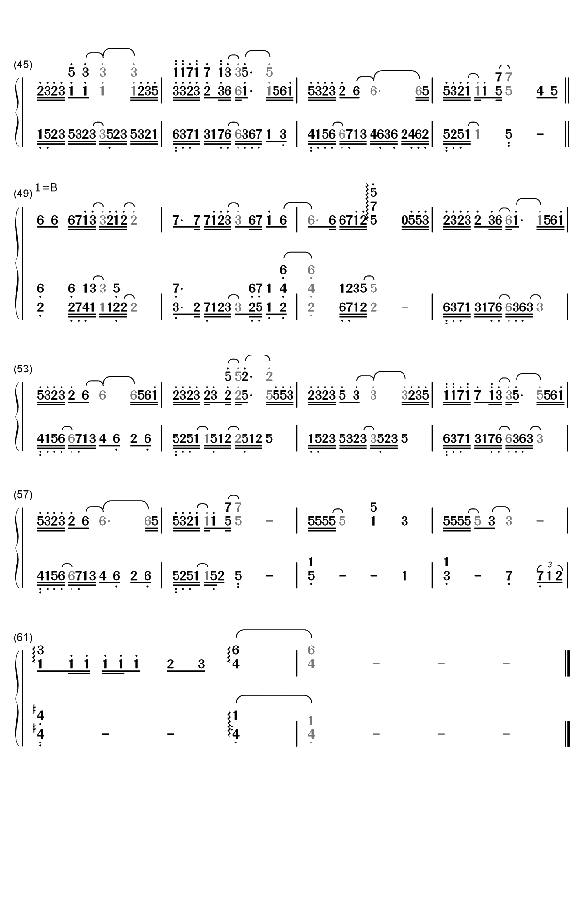 笑场-薛之谦双手简谱预览3