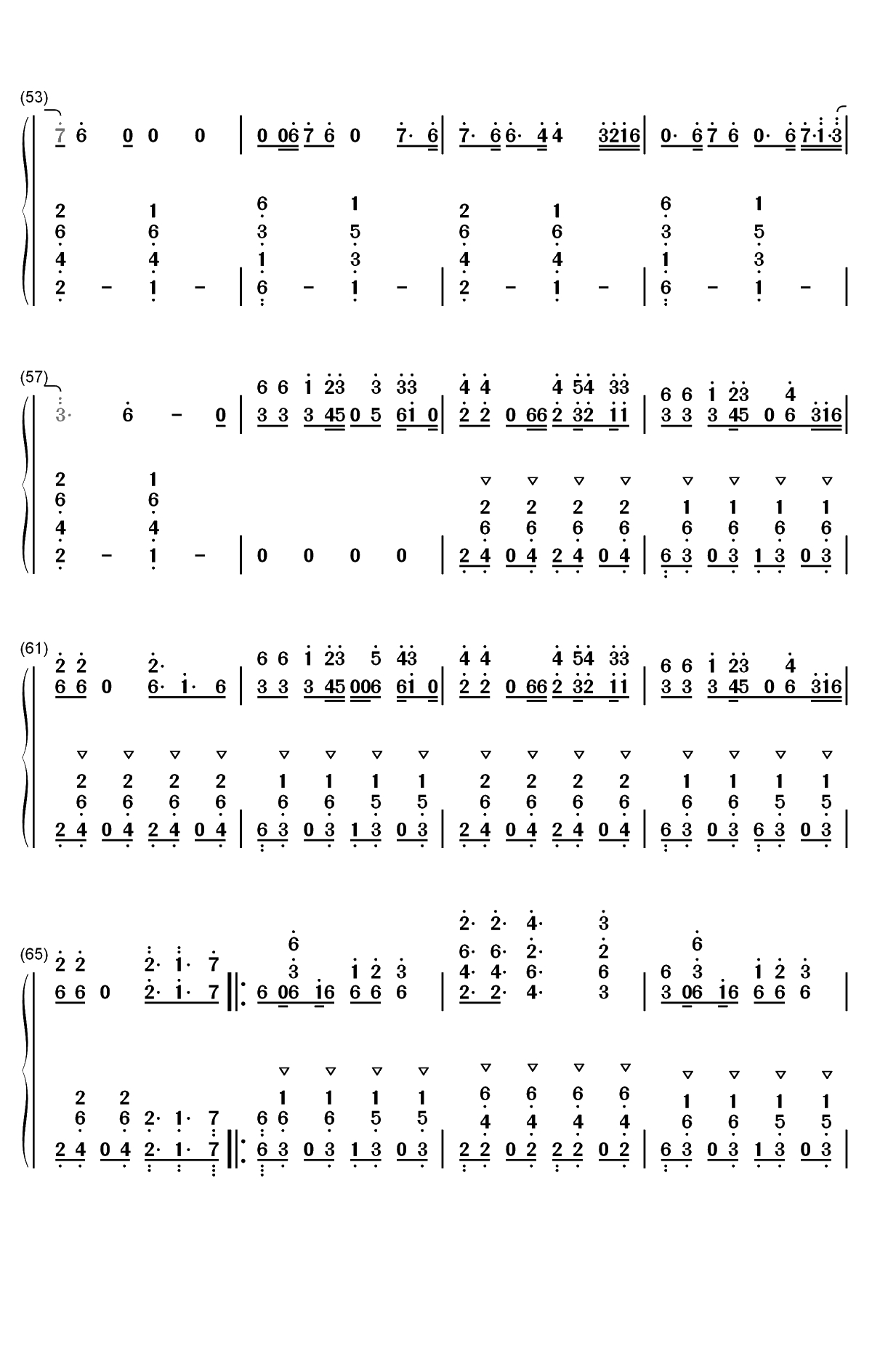 Liar-Camila Cabello双手简谱预览4