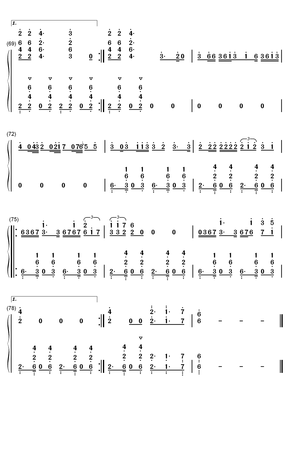 Liar-Camila Cabello双手简谱预览5