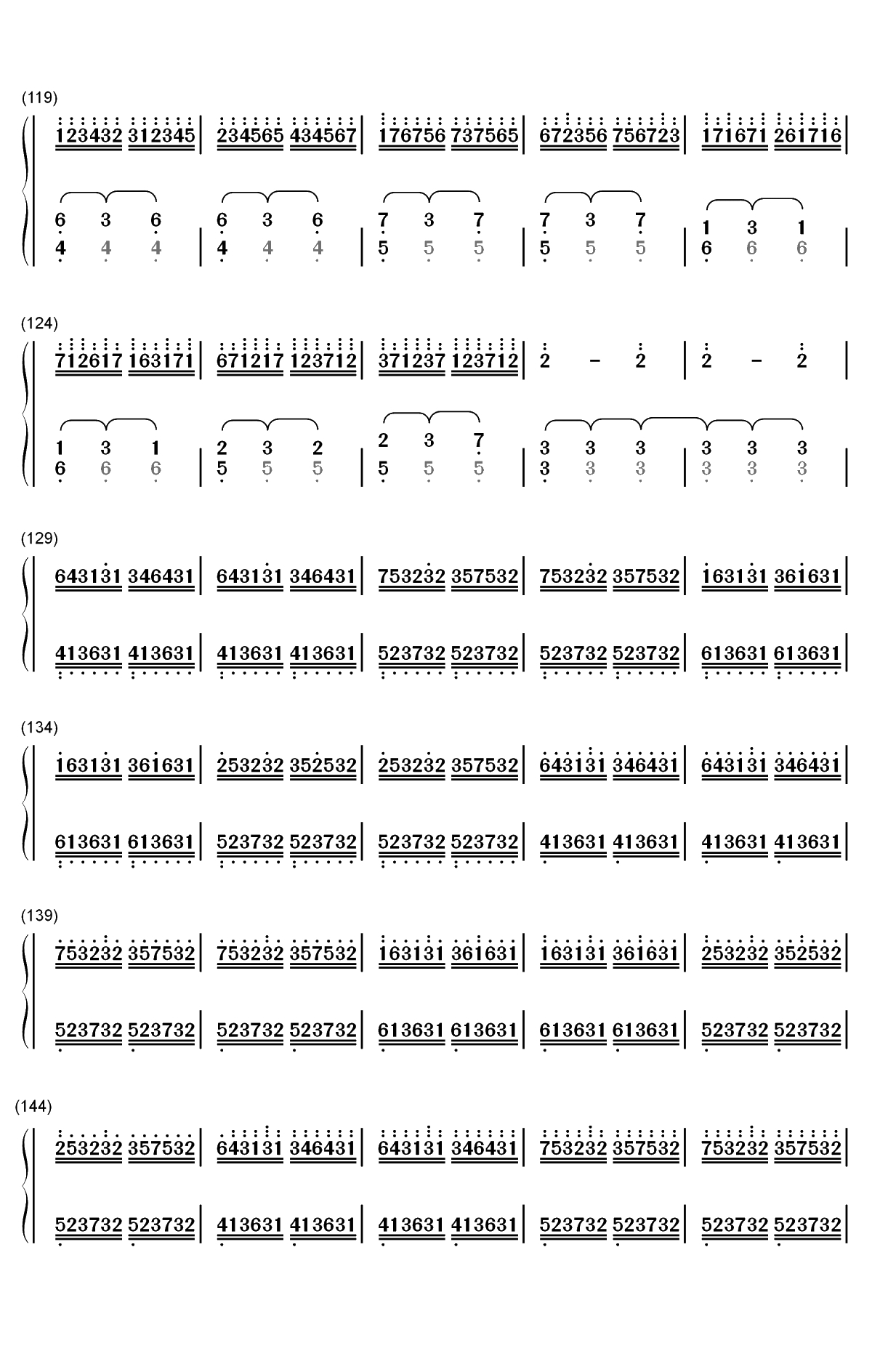 Day One-星际穿越OST双手简谱预览5
