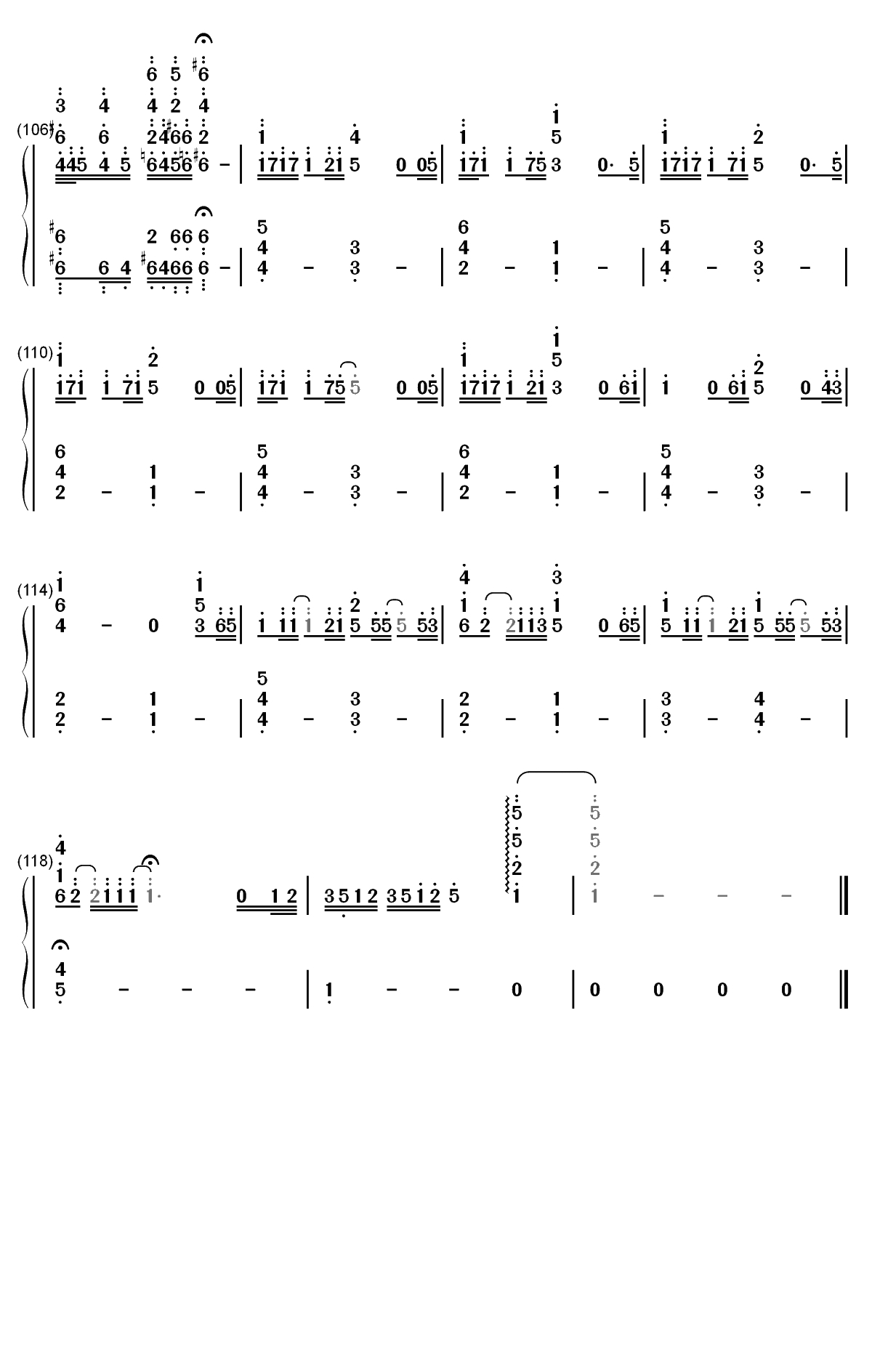 愛にできることはまだあるかい-天气之子主题曲双手简谱预览7