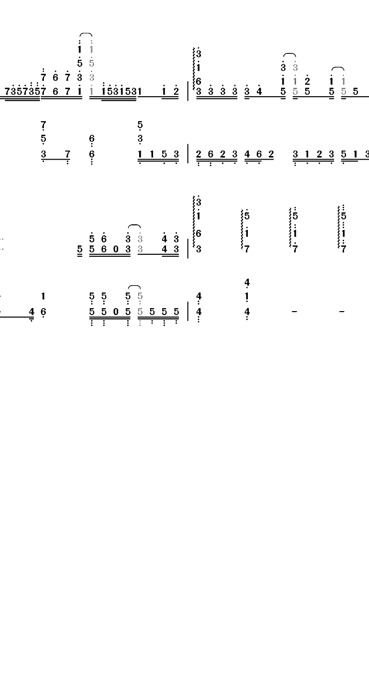 Season-七大罪ED2双手简谱预览3