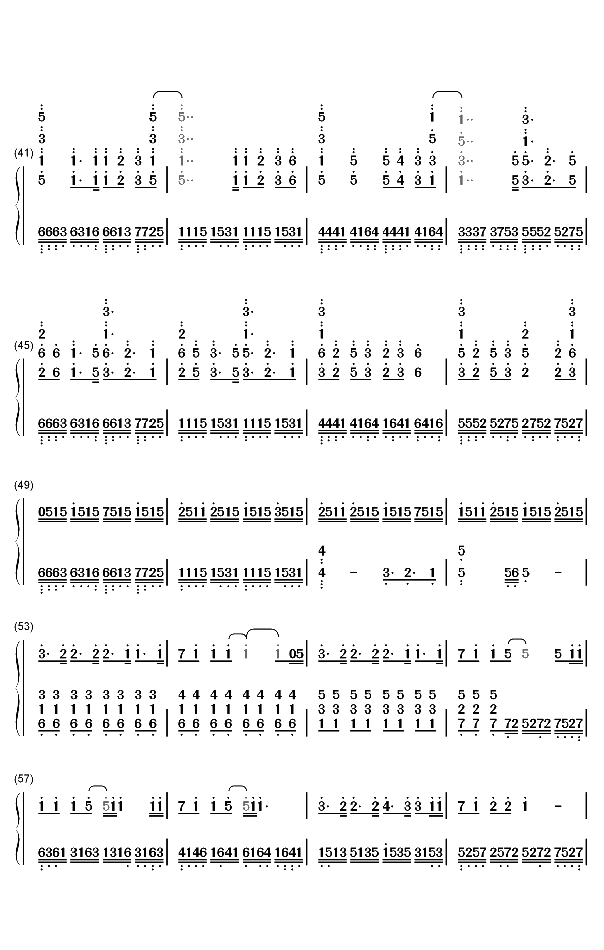 季节は次々死んでいく-东京喰种&radic;A片尾曲双手简谱预览3