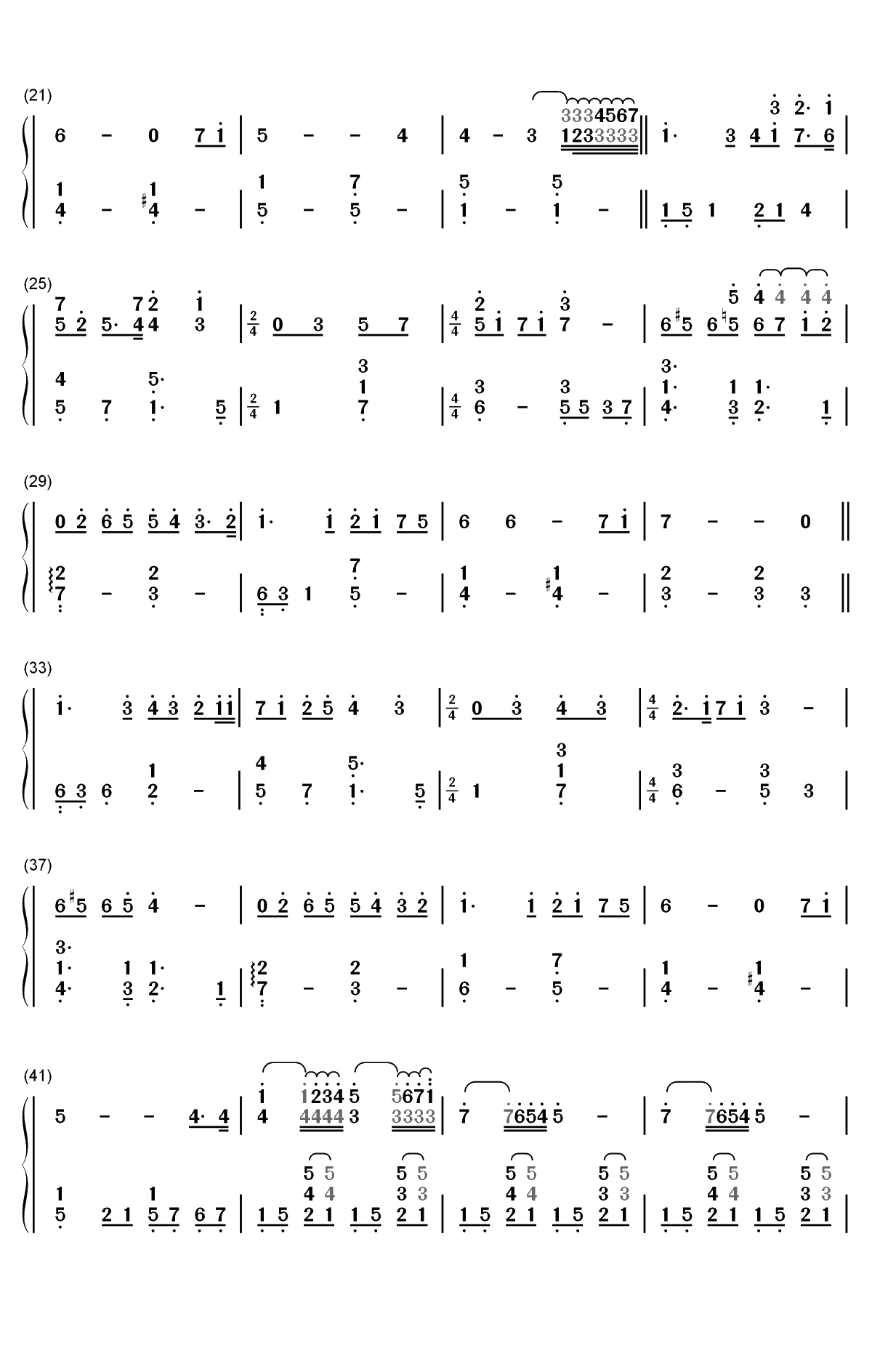 Cinema Paradiso-天堂电影院 OST-Ennio Morricone双手简谱预览2