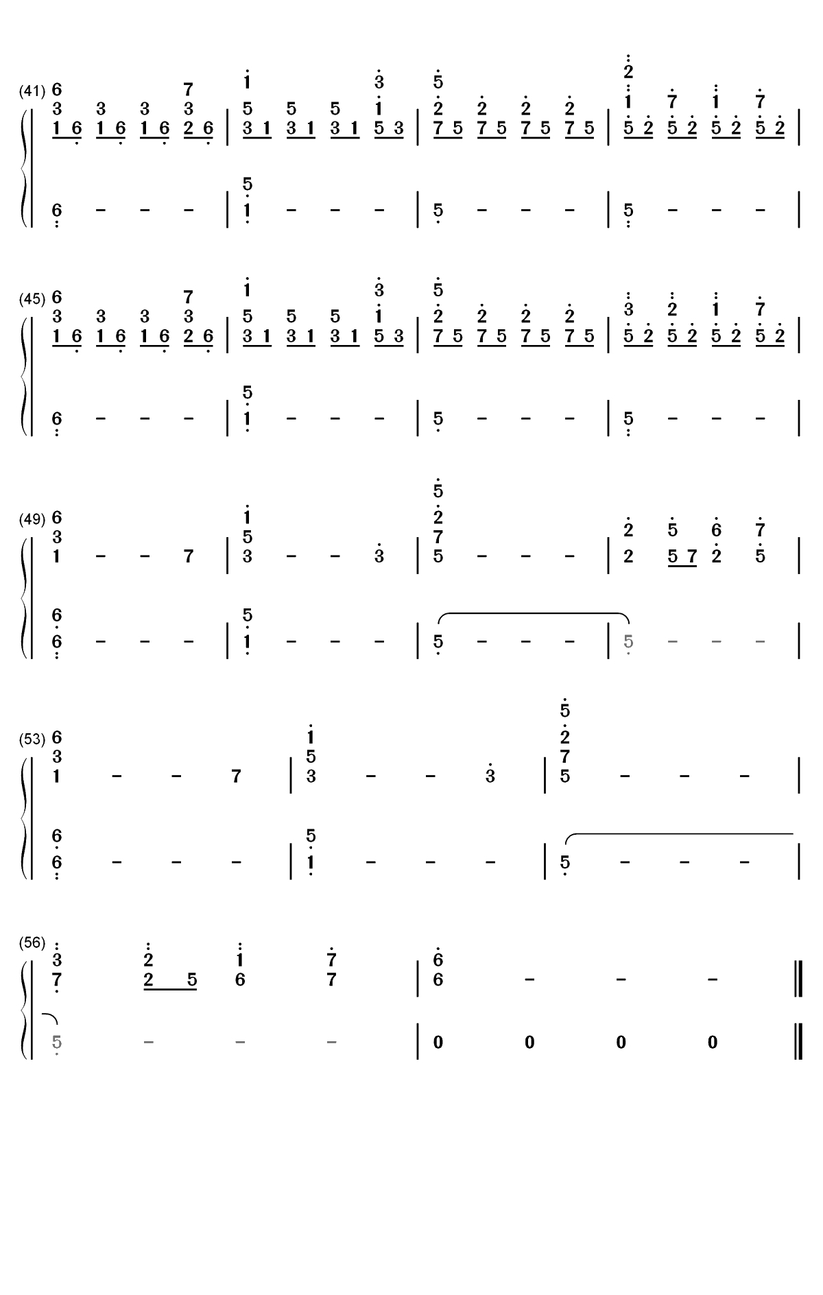 Through Darkness-Approaching Nirvana双手简谱预览3