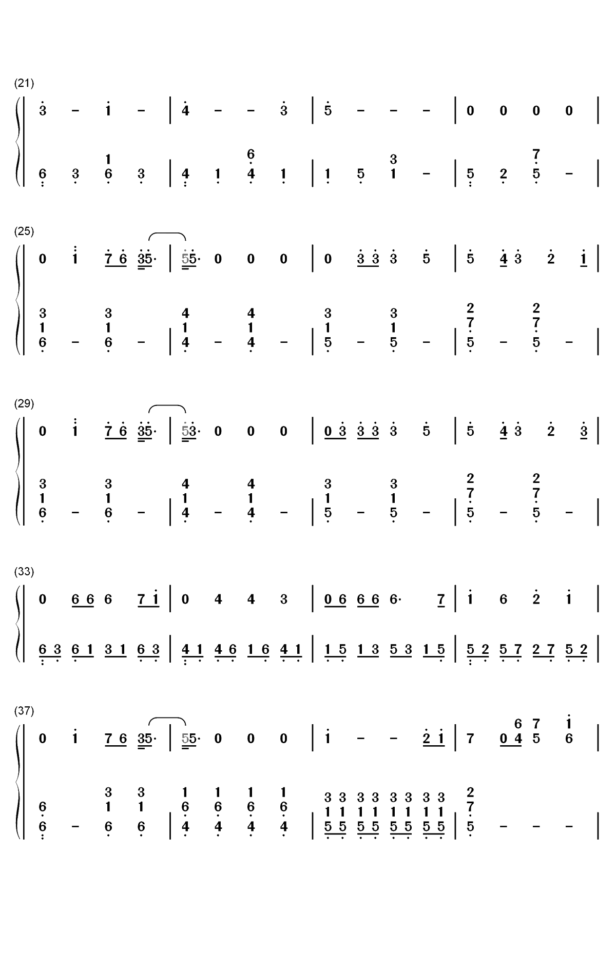 Die Hard-Refeci和Emelie Cyréus双手简谱预览2