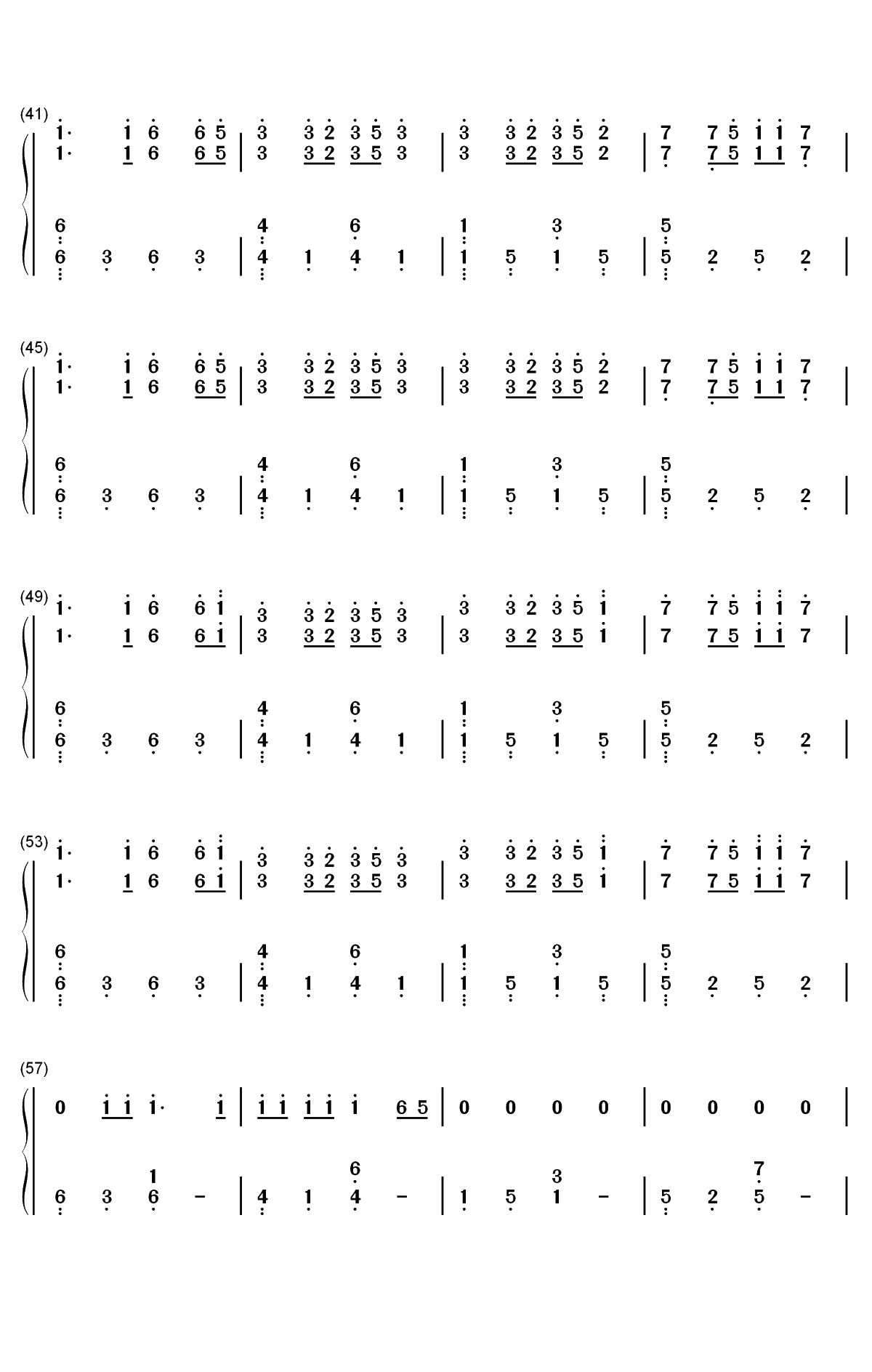 Die Hard-Refeci和Emelie Cyréus双手简谱预览3