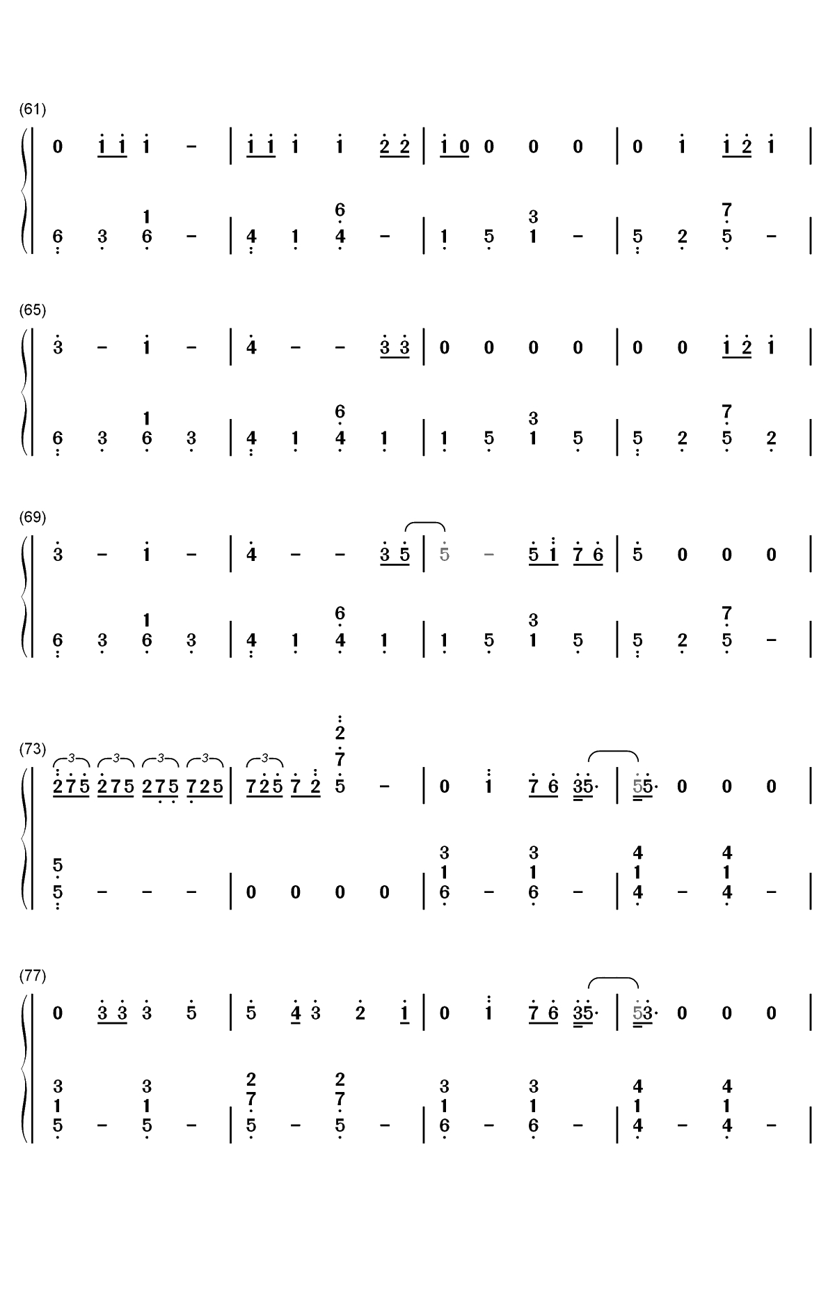 Die Hard-Refeci和Emelie Cyréus双手简谱预览4