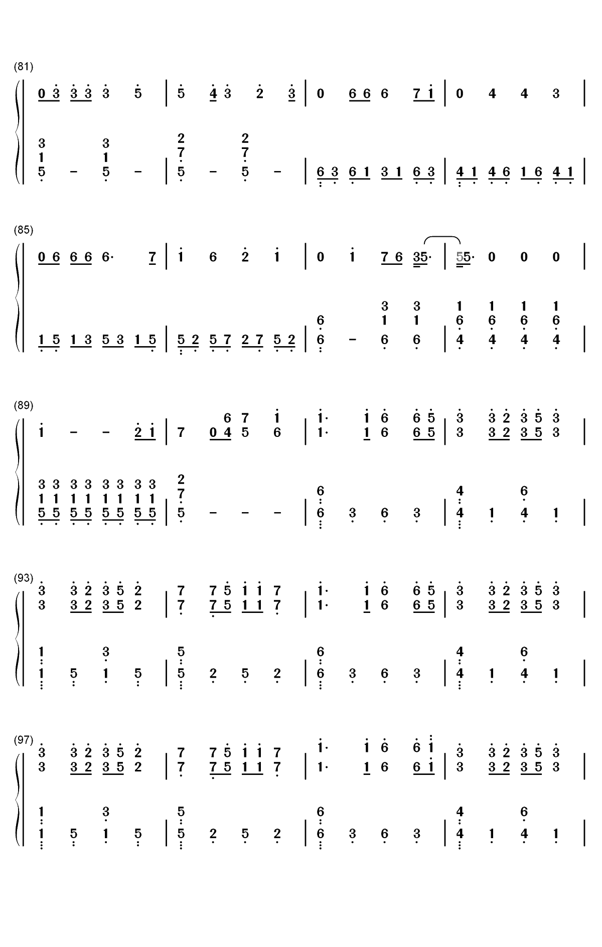 Die Hard-Refeci和Emelie Cyréus双手简谱预览5