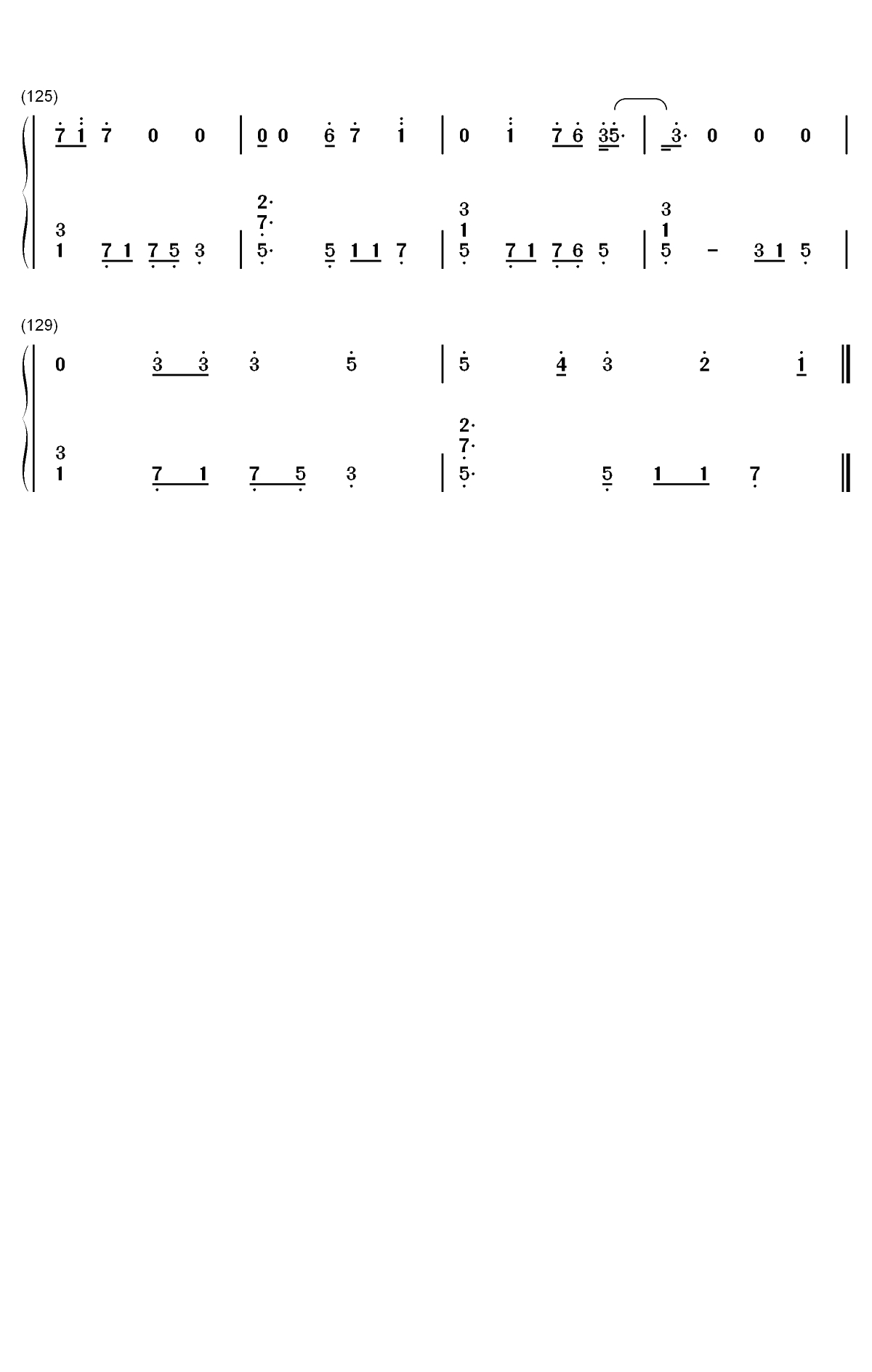 Die Hard-Refeci和Emelie Cyréus双手简谱预览7