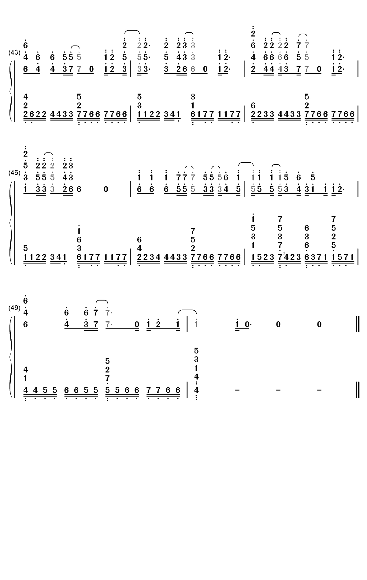 Lie to Me-5 Seconds of Summer双手简谱预览4